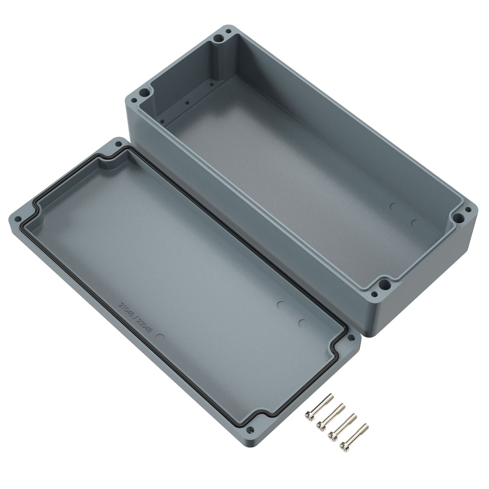 021636090 Rose Polyester Standard Series Grey Fibreglass Reinforced Polyester Enclosure, IP66, IK08 360 mm, 360 mm, 160 mm