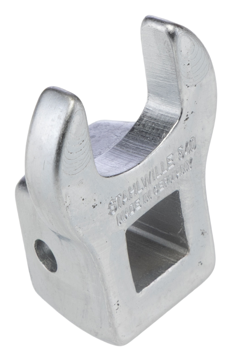 STAHLWILLE Crow Foot Spanner Head, 3/8 in Insert, 15 mm, Chrome Finish