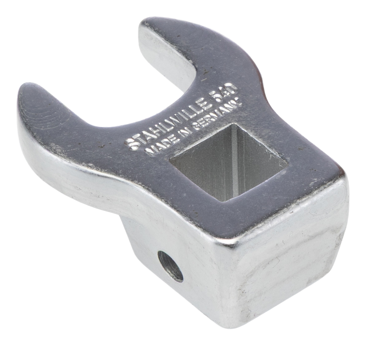02200015 STAHLWILLE Crow Foot Spanner Head, 3/8 in Insert, 15 mm, Chrome Finish