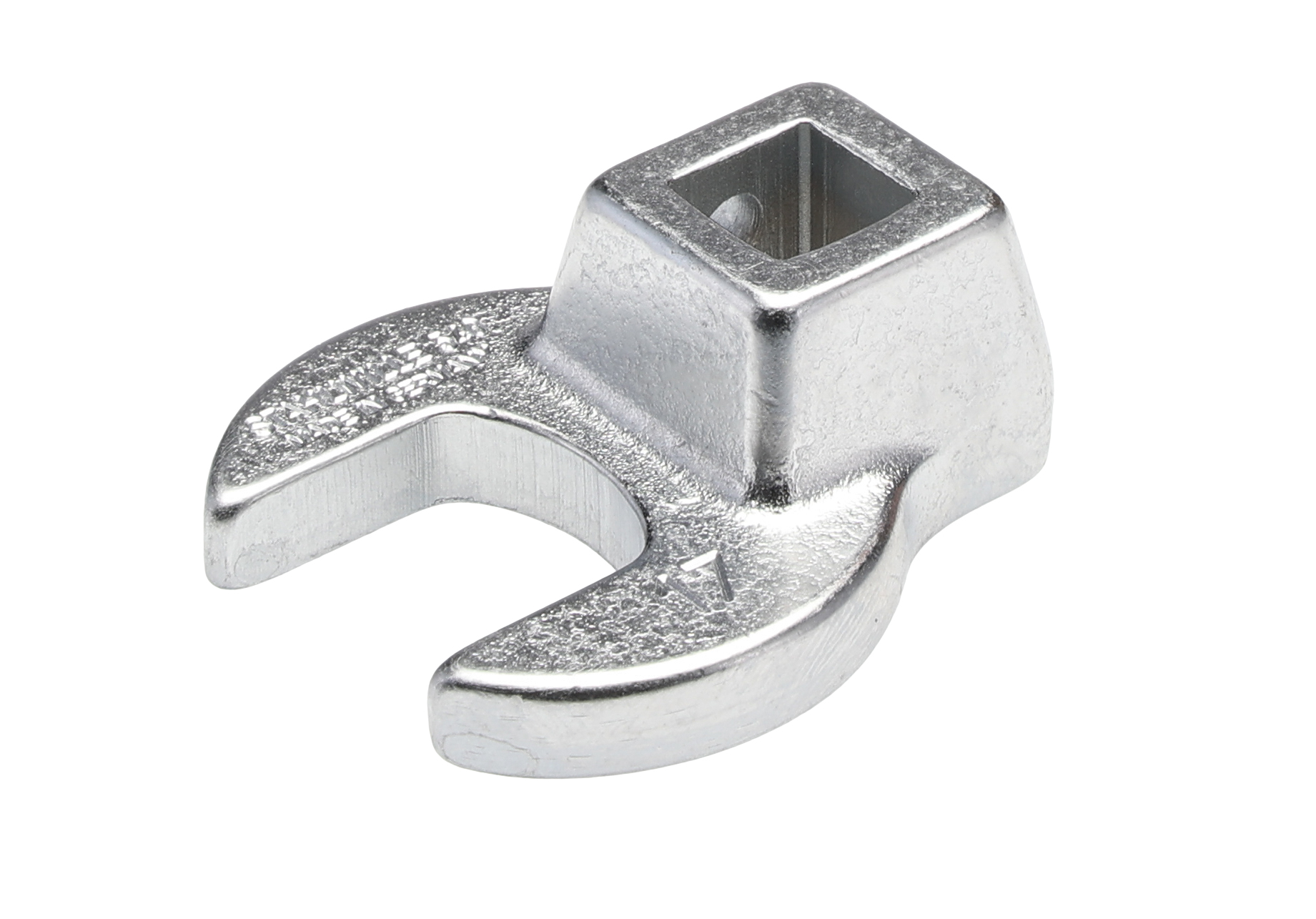 02200017 STAHLWILLE Crow Foot Spanner Head, 3/8 in Insert, 17 mm, Chrome Finish