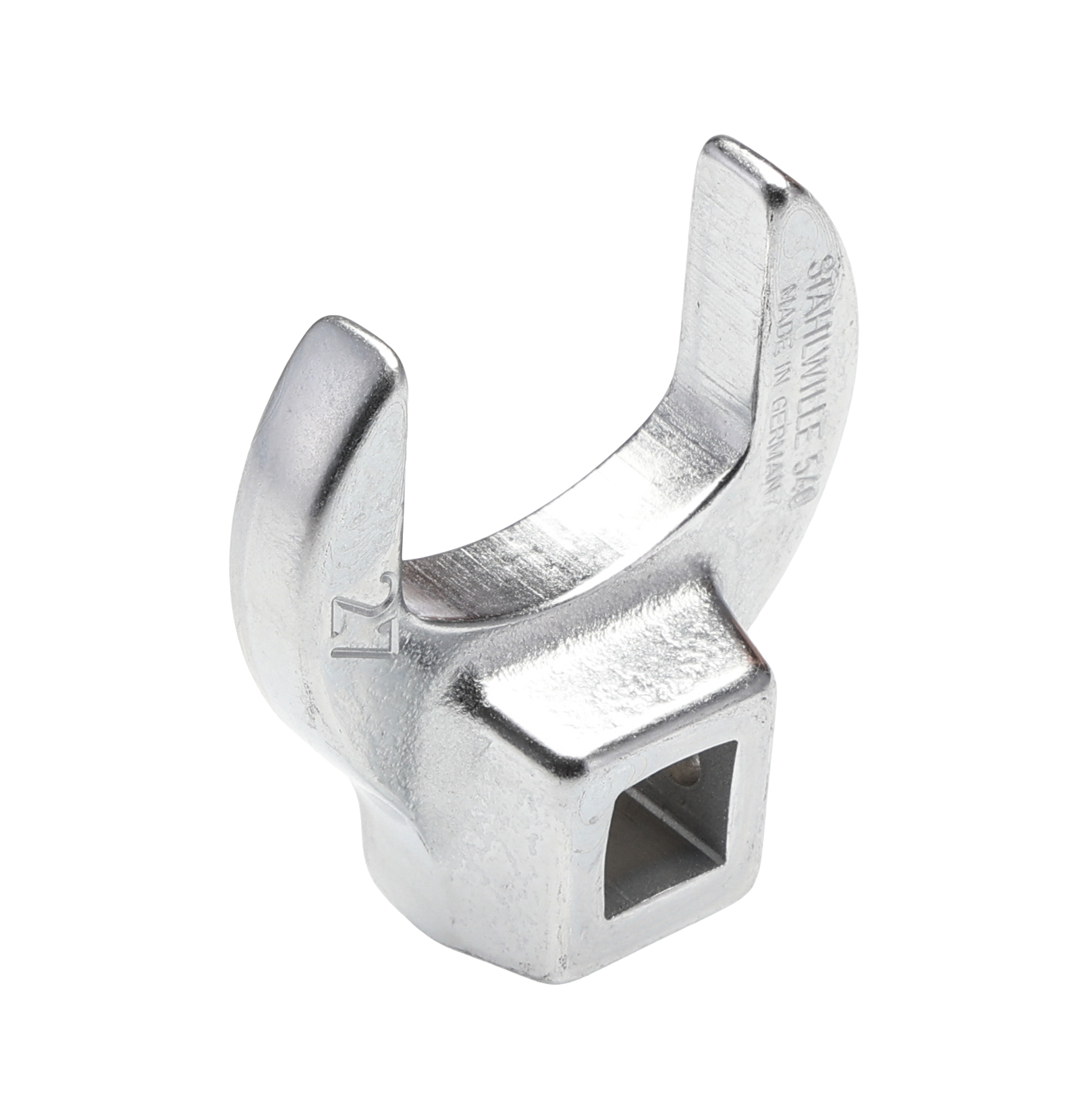 STAHLWILLE Crow Foot Crowfoot Wrench, 8 x 50 mm Insert, 27 mm, Chrome Finish