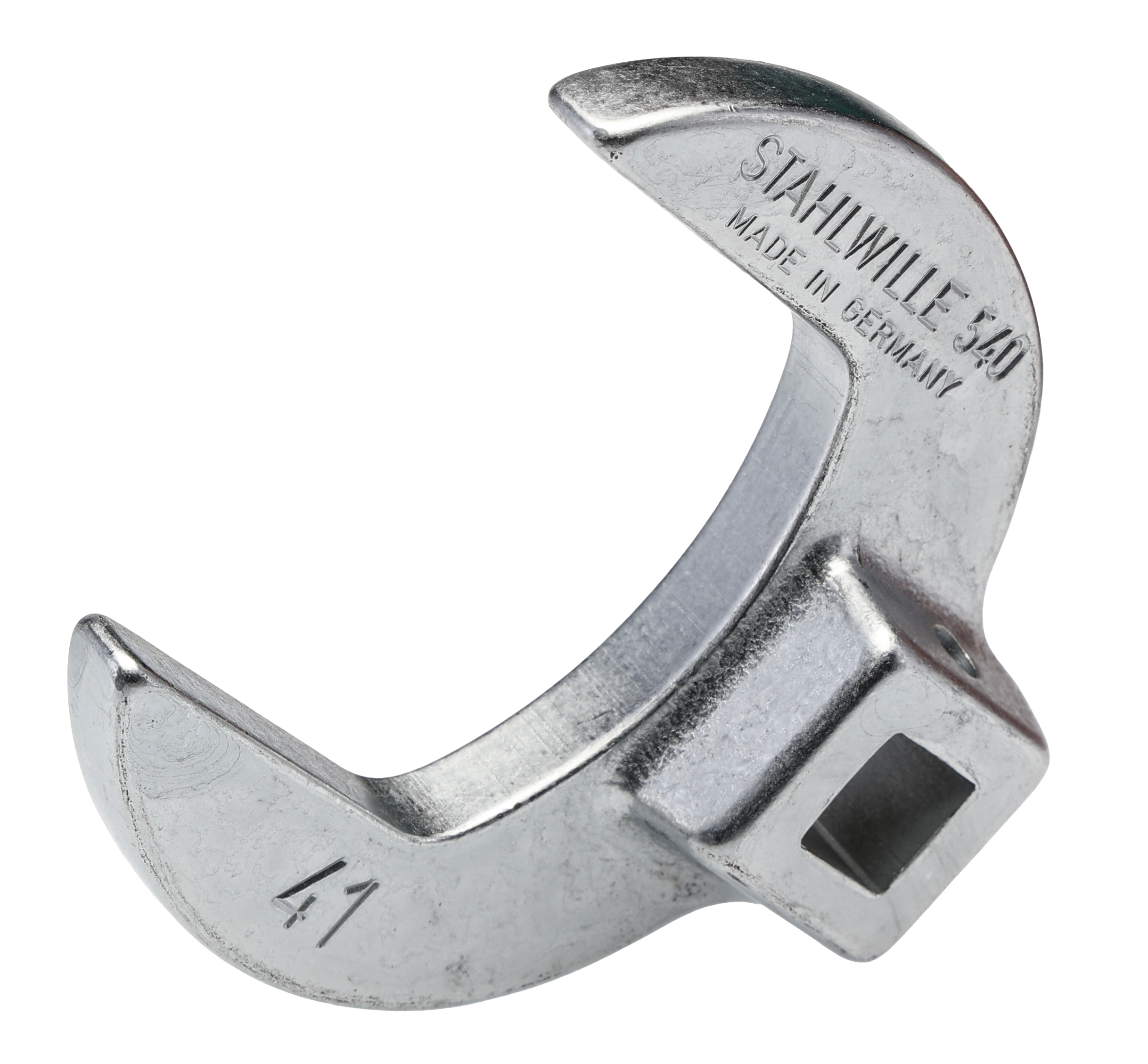 02200041 STAHLWILLE Crow Foot Crowfoot Wrench, 8 x 61 mm Insert, 41 mm, Chrome Finish