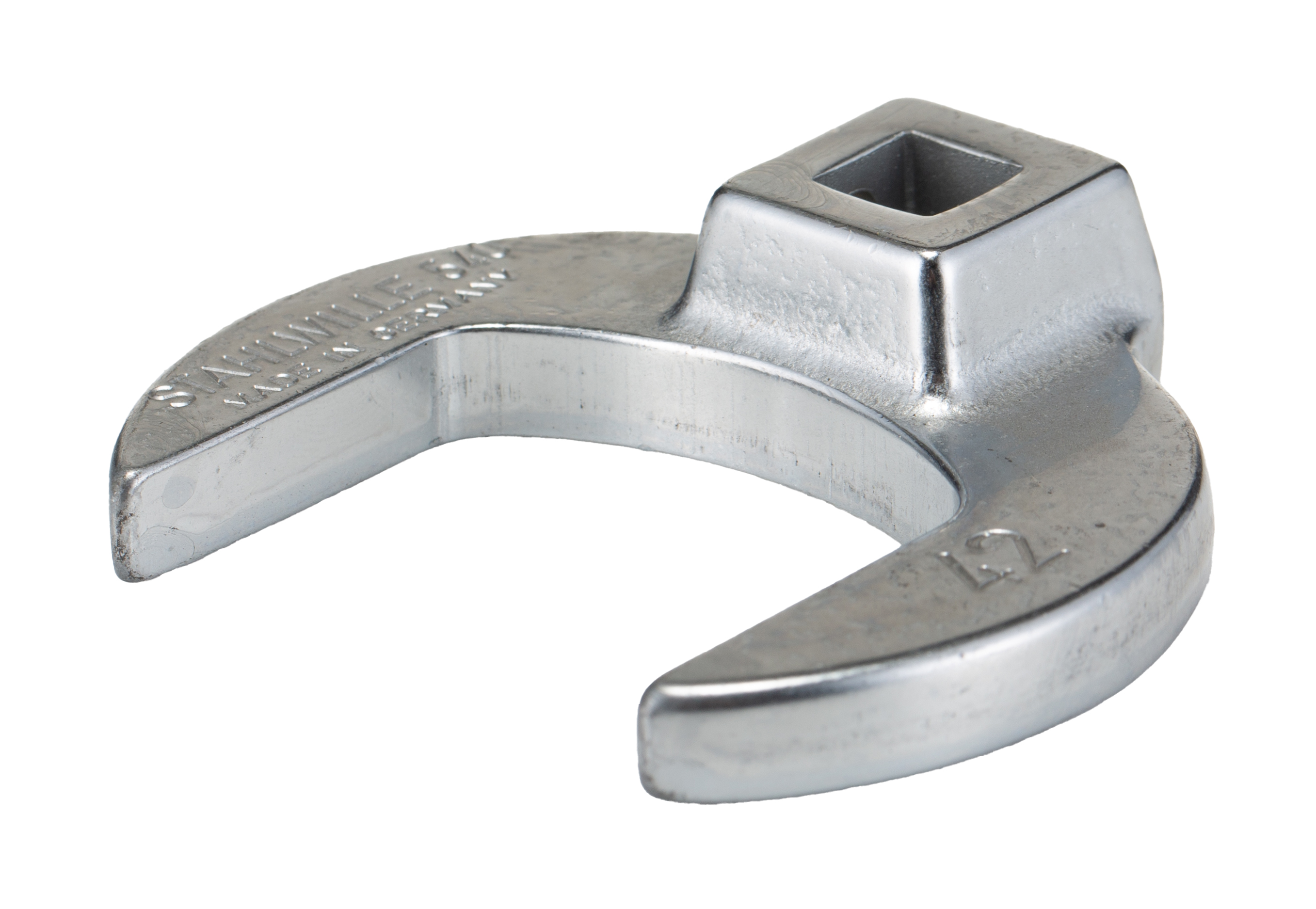 STAHLWILLE Crow Foot Crowfoot Wrench, 8 x 68 mm Insert, 42 mm, Chrome Finish