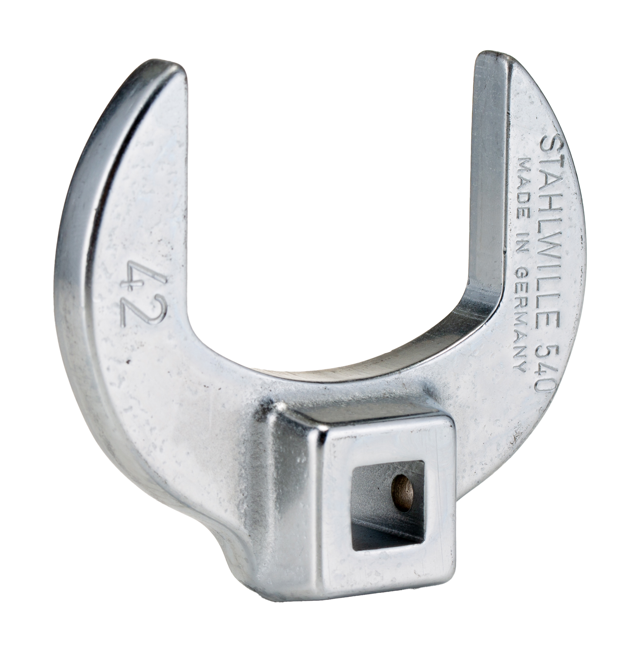 02200042 STAHLWILLE Crow Foot Crowfoot Wrench, 8 x 68 mm Insert, 42 mm, Chrome Finish