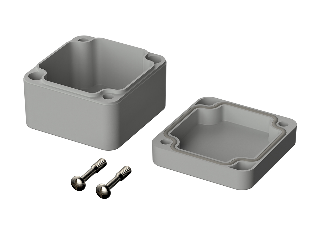 02205094 Bopla Euromas Series Light Grey Polycarbonate Enclosure, IP66, IK07 35 mm, 52 mm, 50 mm