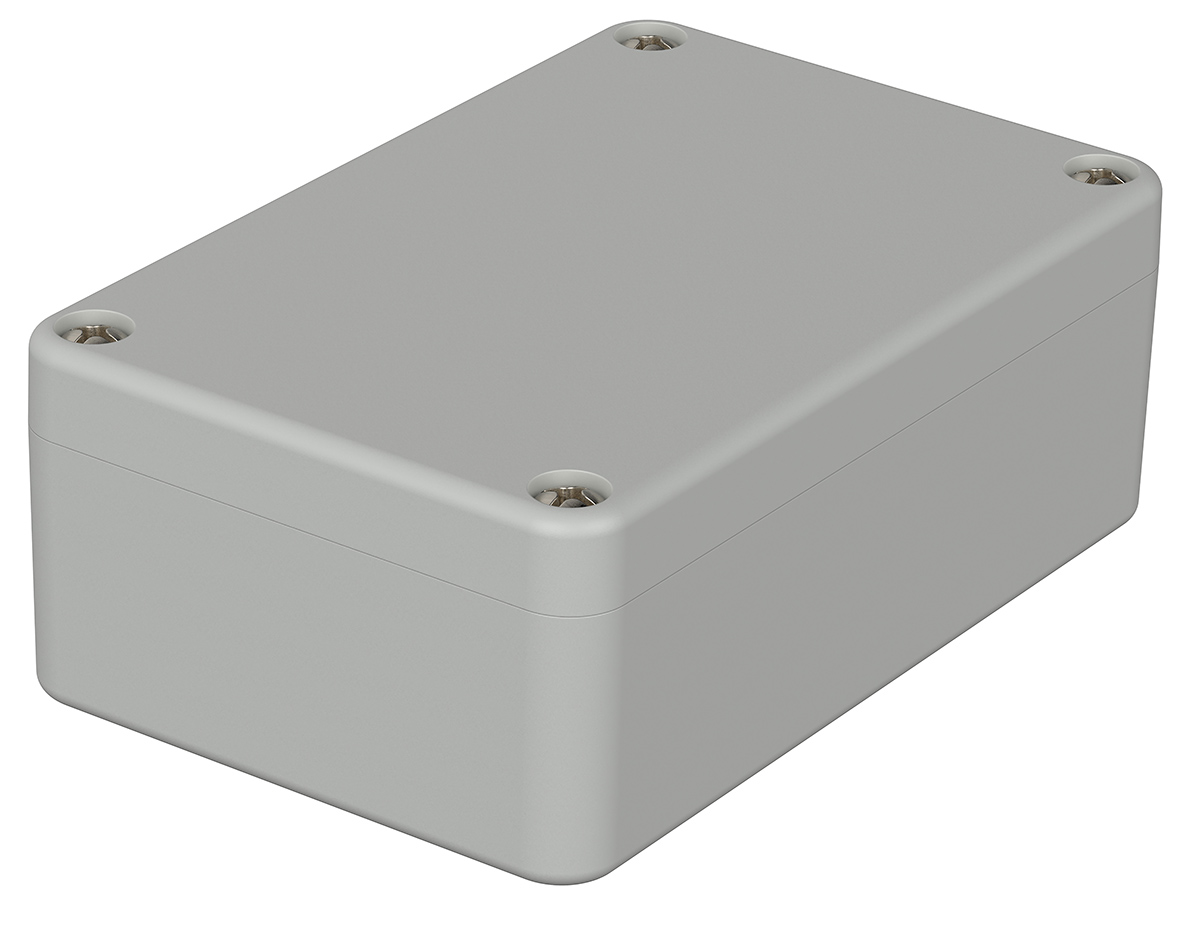 Bopla Euromas Series Light Grey Polycarbonate Enclosure, IP66, IK07 36.4 mm, 98 mm, 64 mm