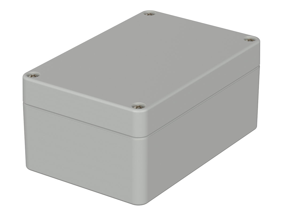 Bopla Euromas Series Light Grey Polycarbonate Enclosure, IP66, IK07 55 mm, 120 mm, 80 mm