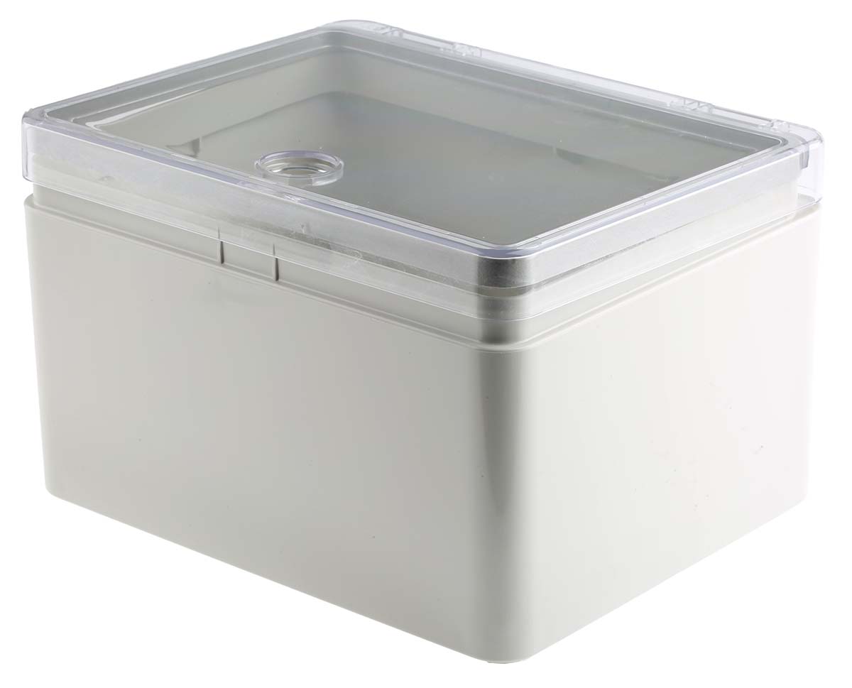 Rose Mini Polyglass Series ABS Wall Box, IP65 Transparent Door, 250 mm x 200 mm x 150 mm