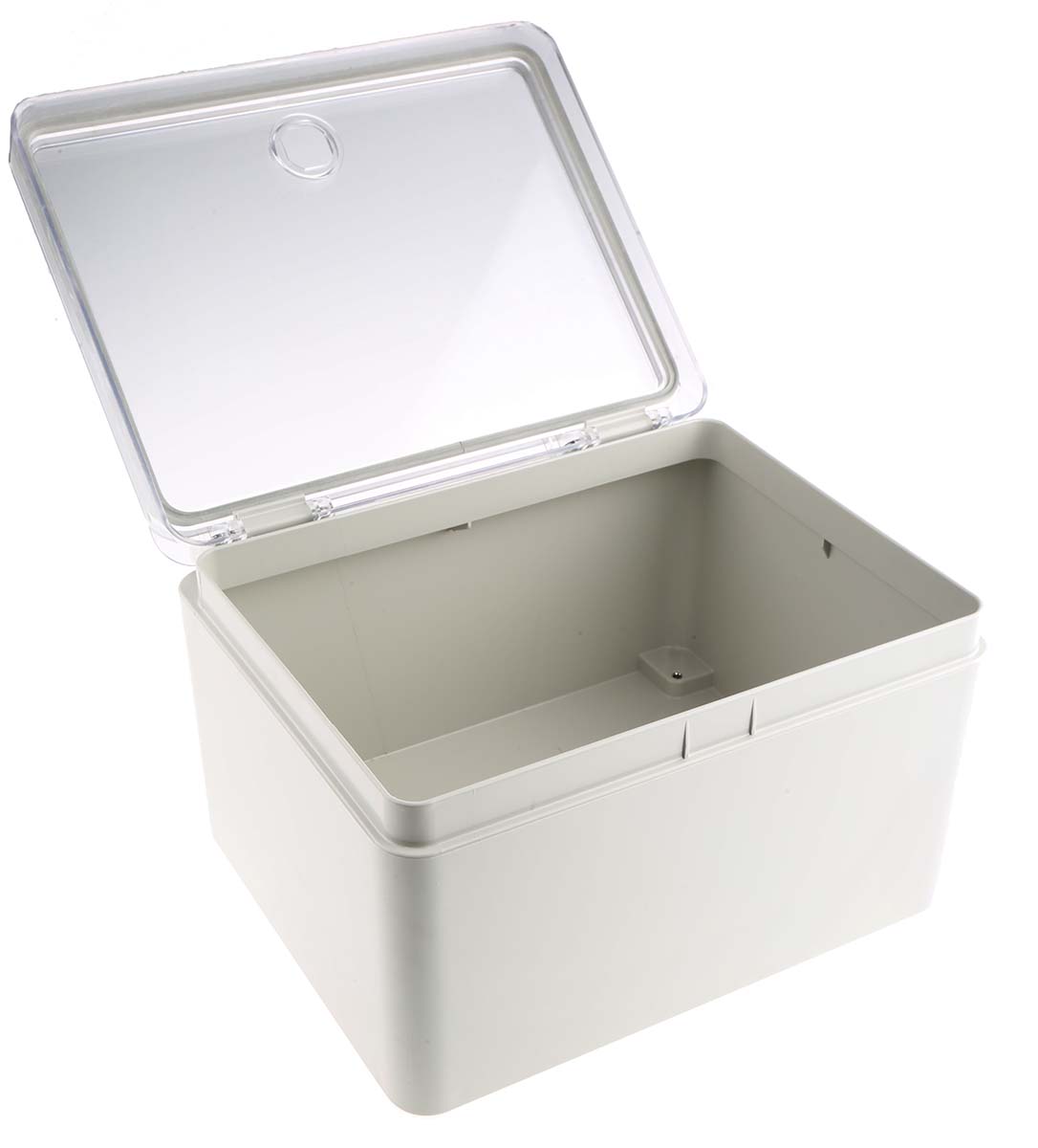 0222025900 Rose Mini Polyglass Series ABS Wall Box, IP65 Transparent Door, 250 mm x 200 mm x 150 mm