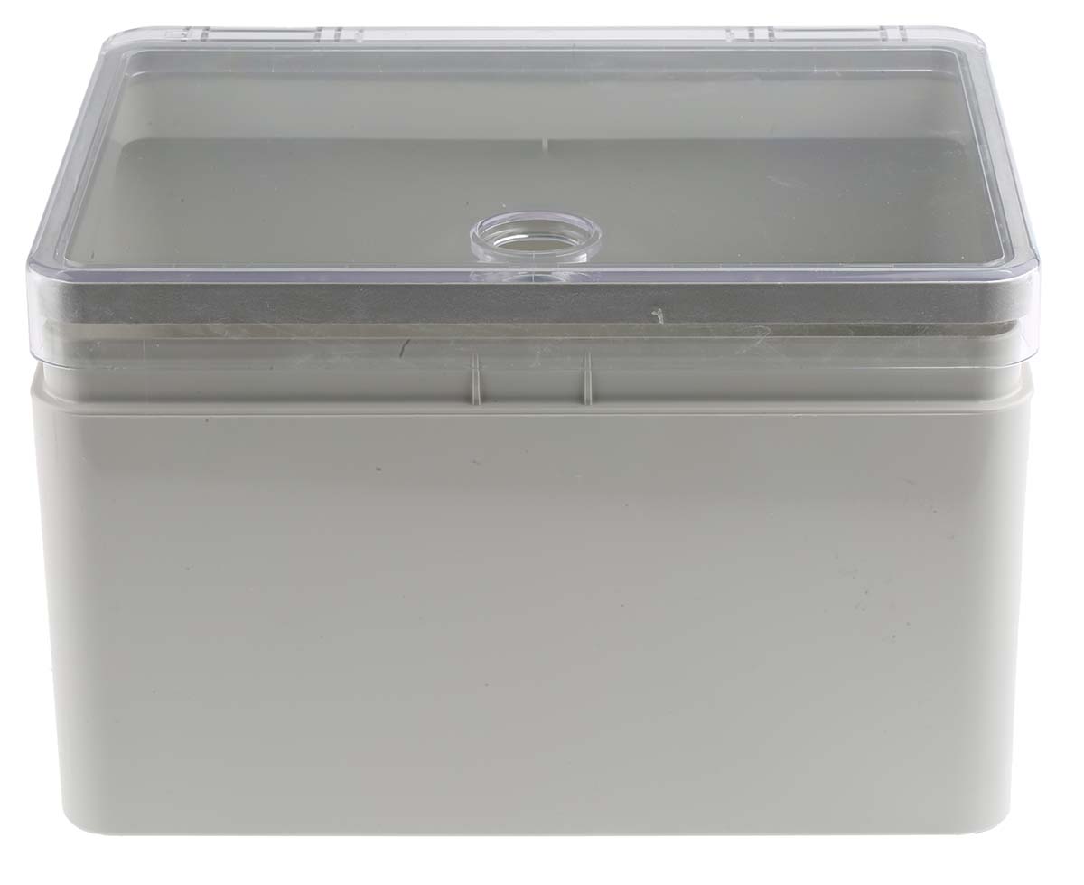 0222025900 Rose Mini Polyglass Series ABS Wall Box, IP65 Transparent Door, 250 mm x 200 mm x 150 mm
