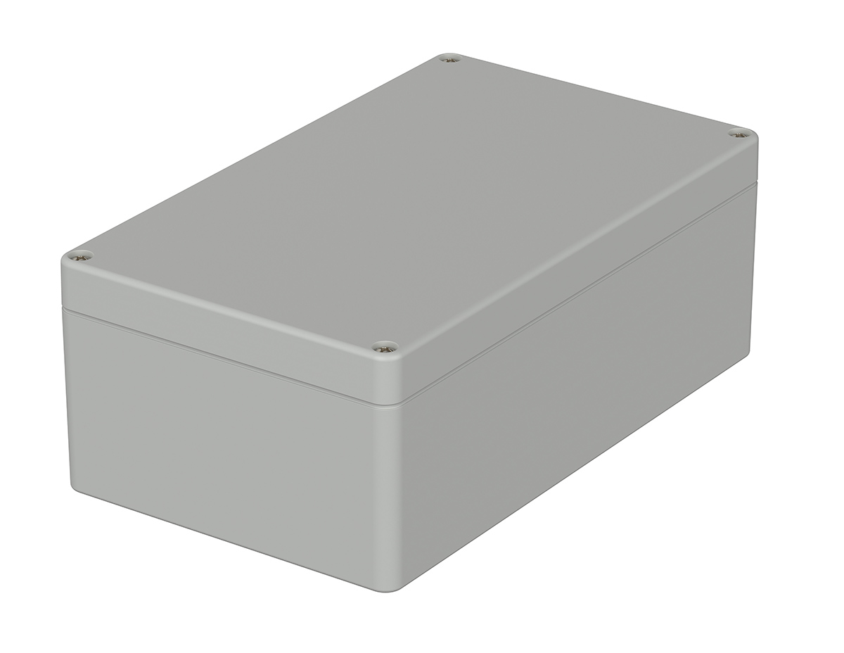 Bopla Euromas Series Light Grey Polycarbonate Enclosure, IP66, IK07 75 mm, 200 mm, 120 mm