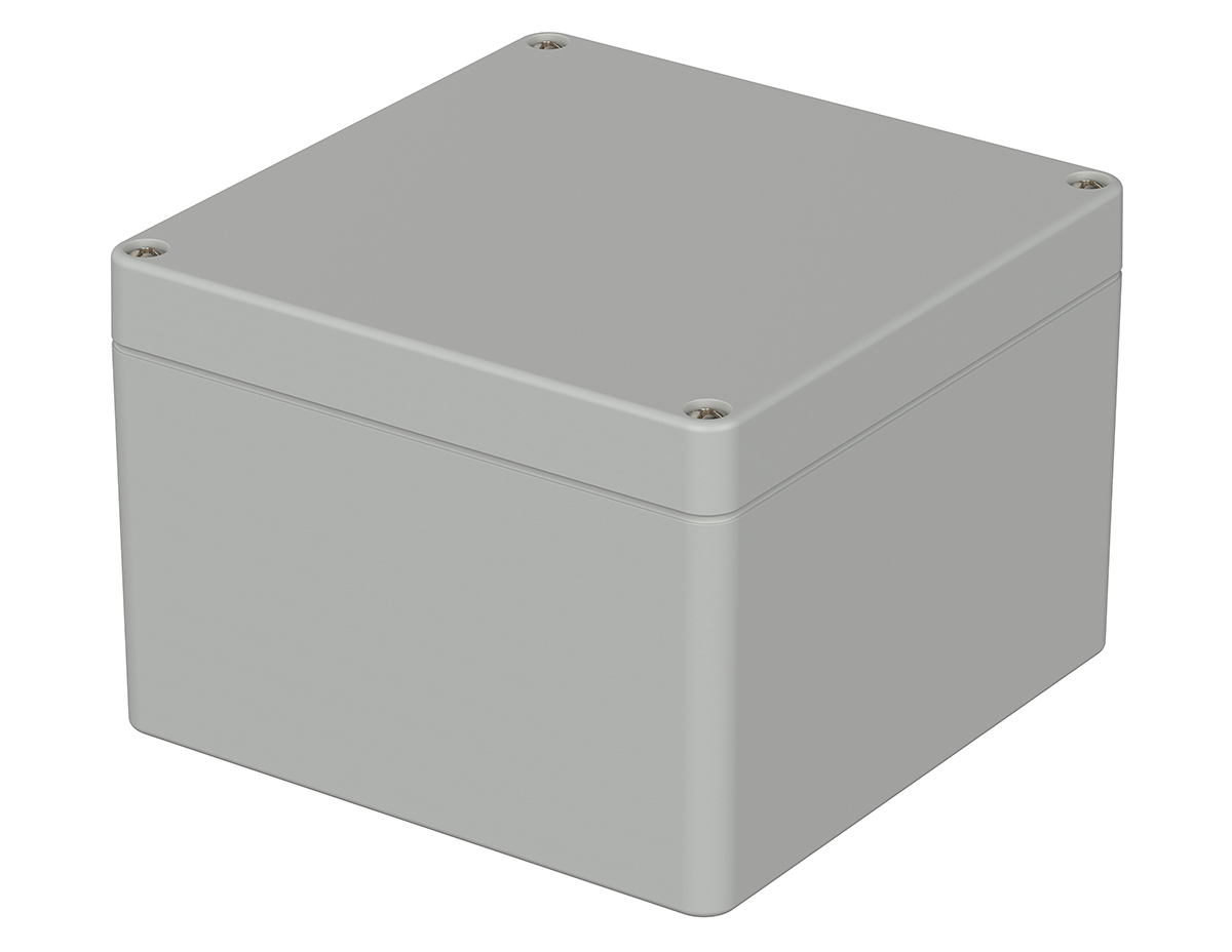 Bopla Euromas Series Light Grey Polycarbonate Enclosure, IP66, IK07 85 mm, 122 mm, 120 mm