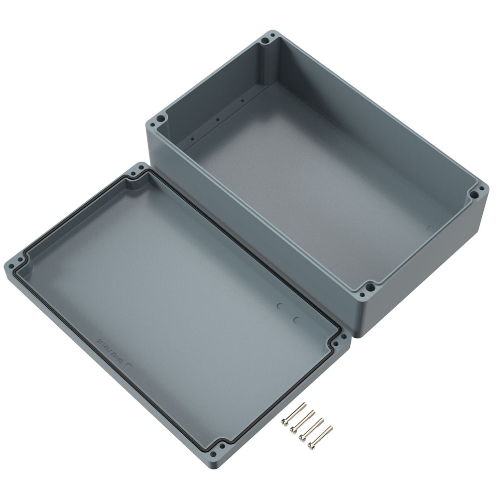 02254012 Rose 2254012 Series Squirrel Grey Polyester Enclosure, IP66, IK09 250 mm, 400 mm