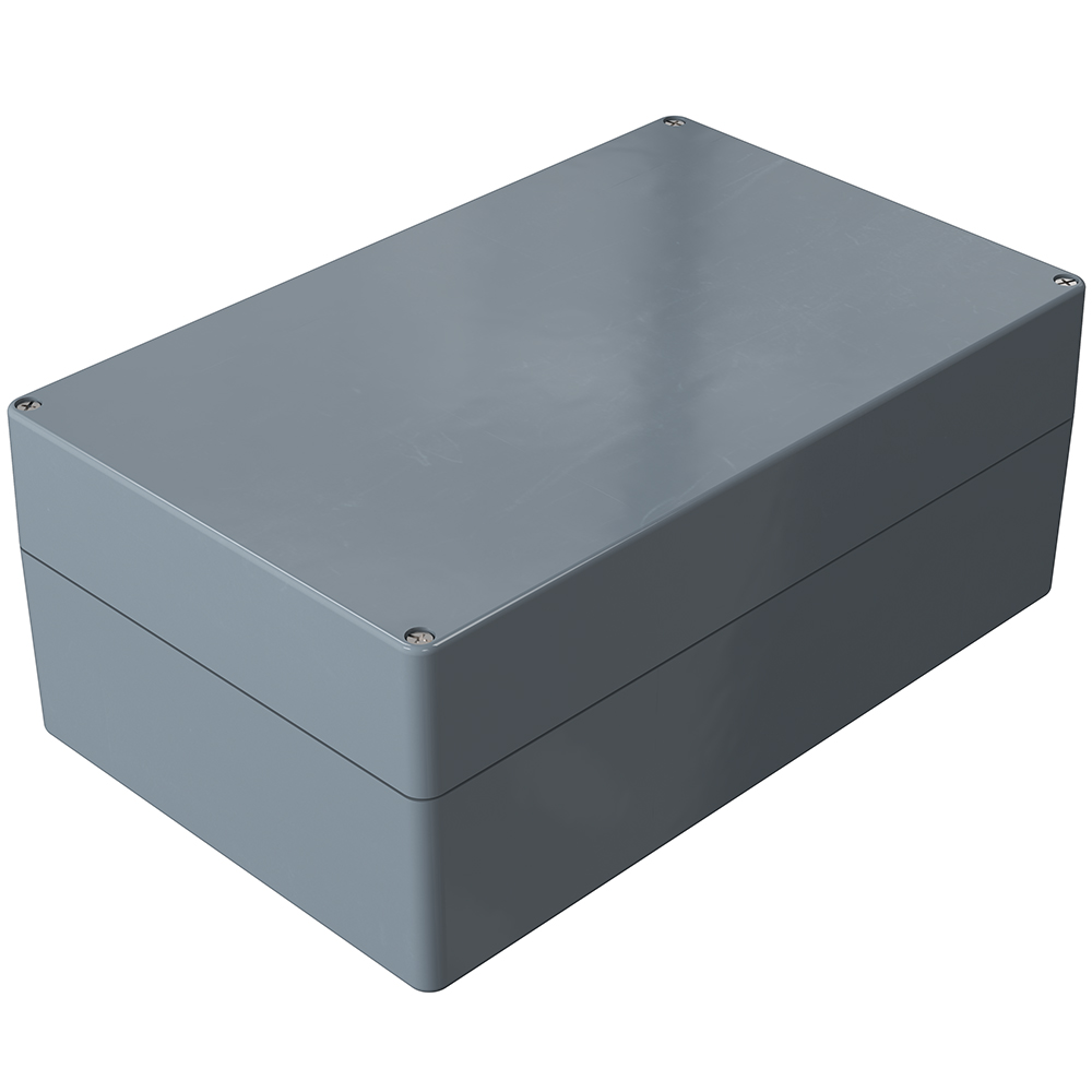 Rose Polyester Standard Series Grey Fibreglass Reinforced Polyester Enclosure, IP66, IK08 400 mm, 400 mm, 250 mm