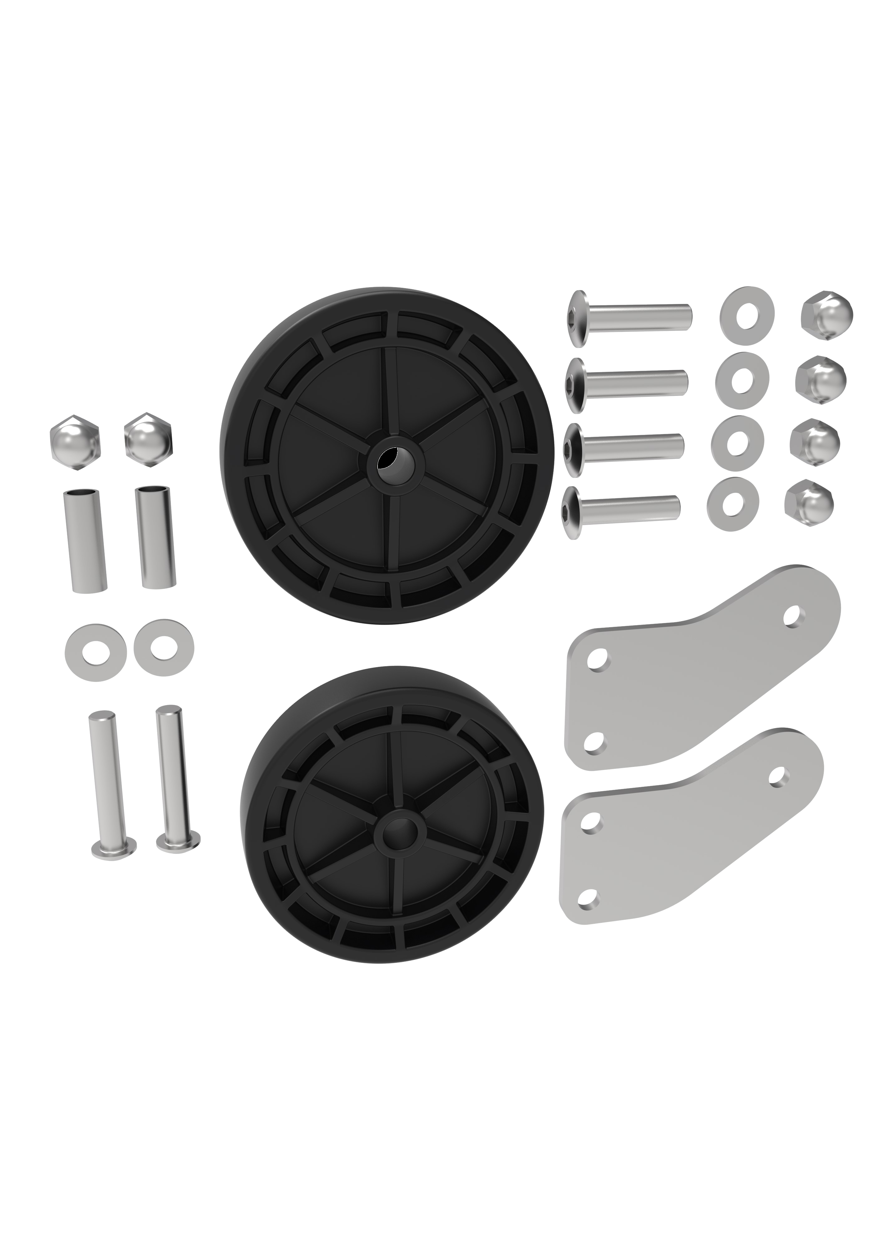 TUBESCA 02274827 Wheel Set for Ladder/Scaffold