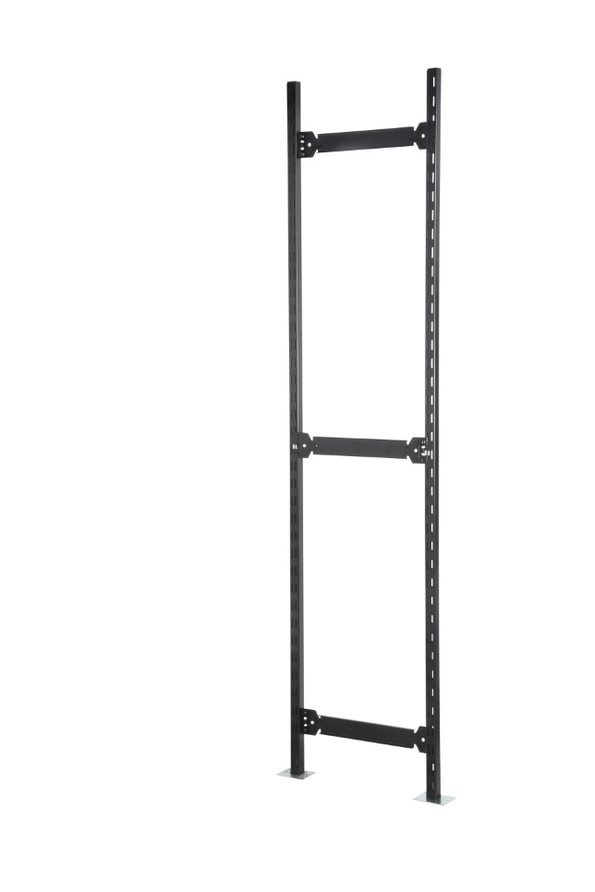 Toprax Black 4 Shelf Steel Shelving System, 2000 mm x 1780mm, 400 mm