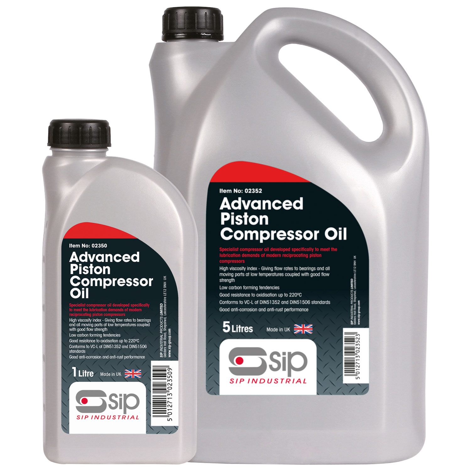 02352 SIP 5 L Compressor Oil and Bottle Compressor Oil for Compressor
