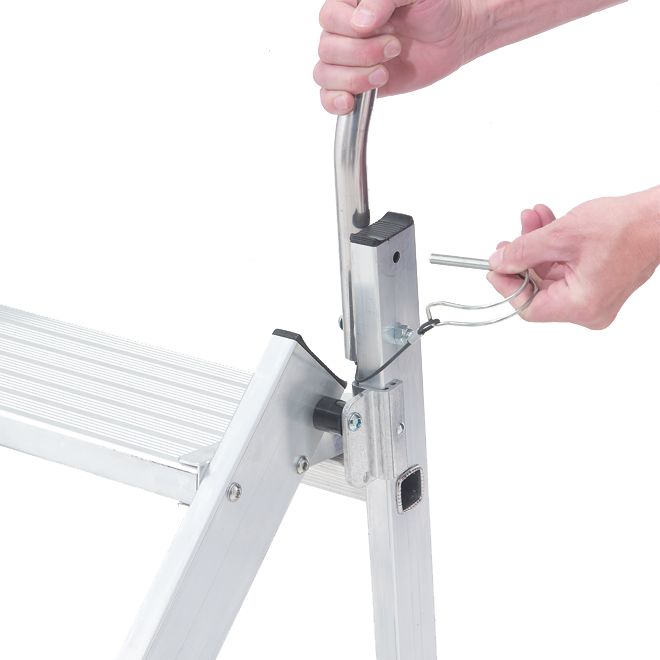 02379404 TUBESCA Aluminium 4 steps Step Ladder, 0.94m platform height, 1.4 m open length