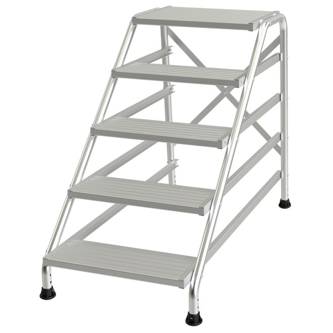 02379831 TUBESCA Aluminium 3 steps Step Ladder, 0.67m platform height, 2.59 m open length