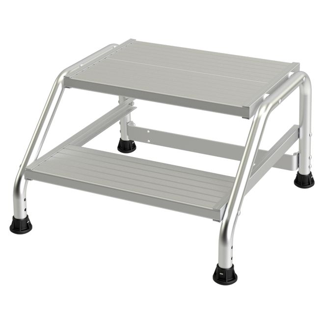 TUBESCA Aluminium Step Ladder, 0.67m platform height, 2.39 m open length