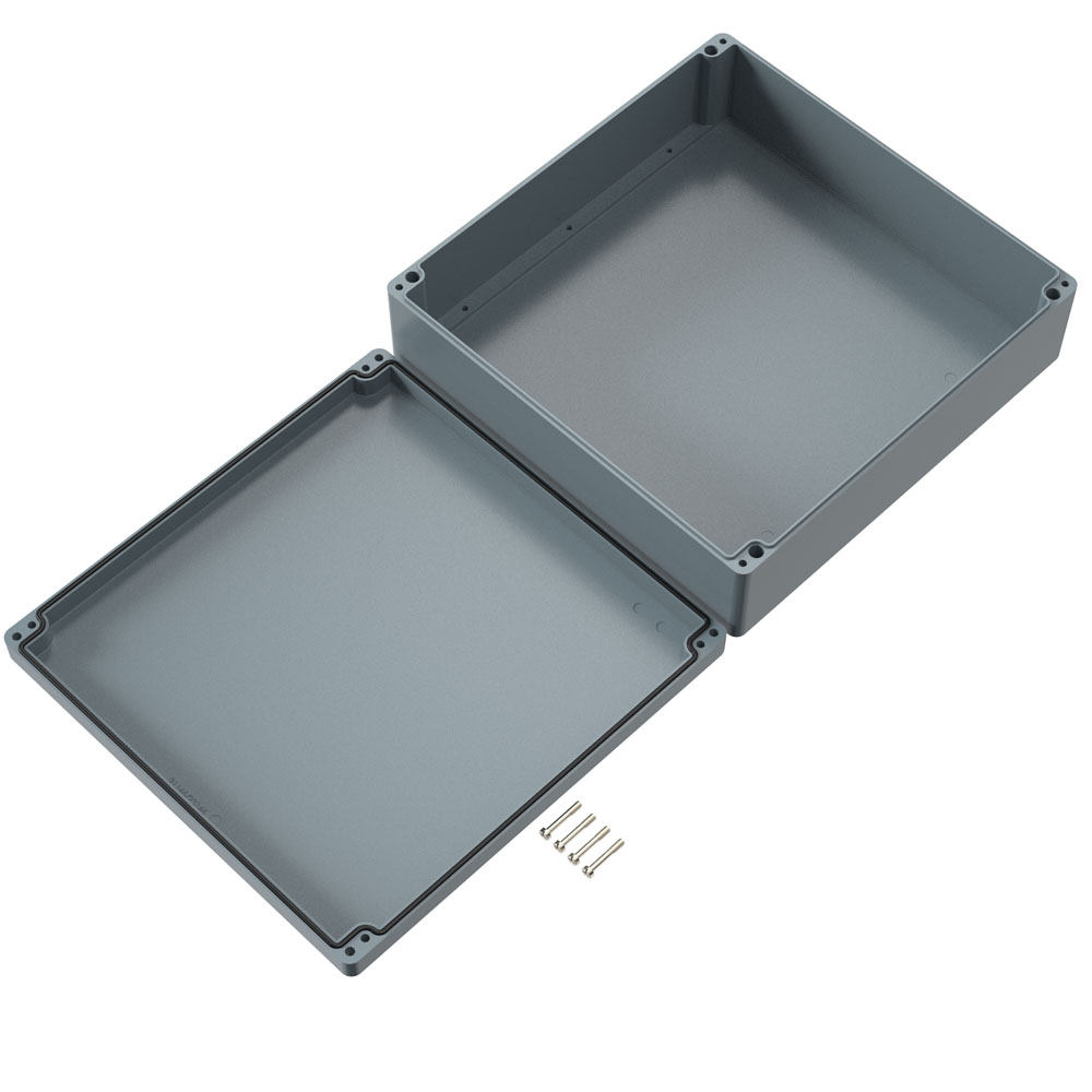 02414012 Rose 2414012 Series Squirrel Grey Polyester Enclosure, IP66, IK09 405 mm, 400 mm