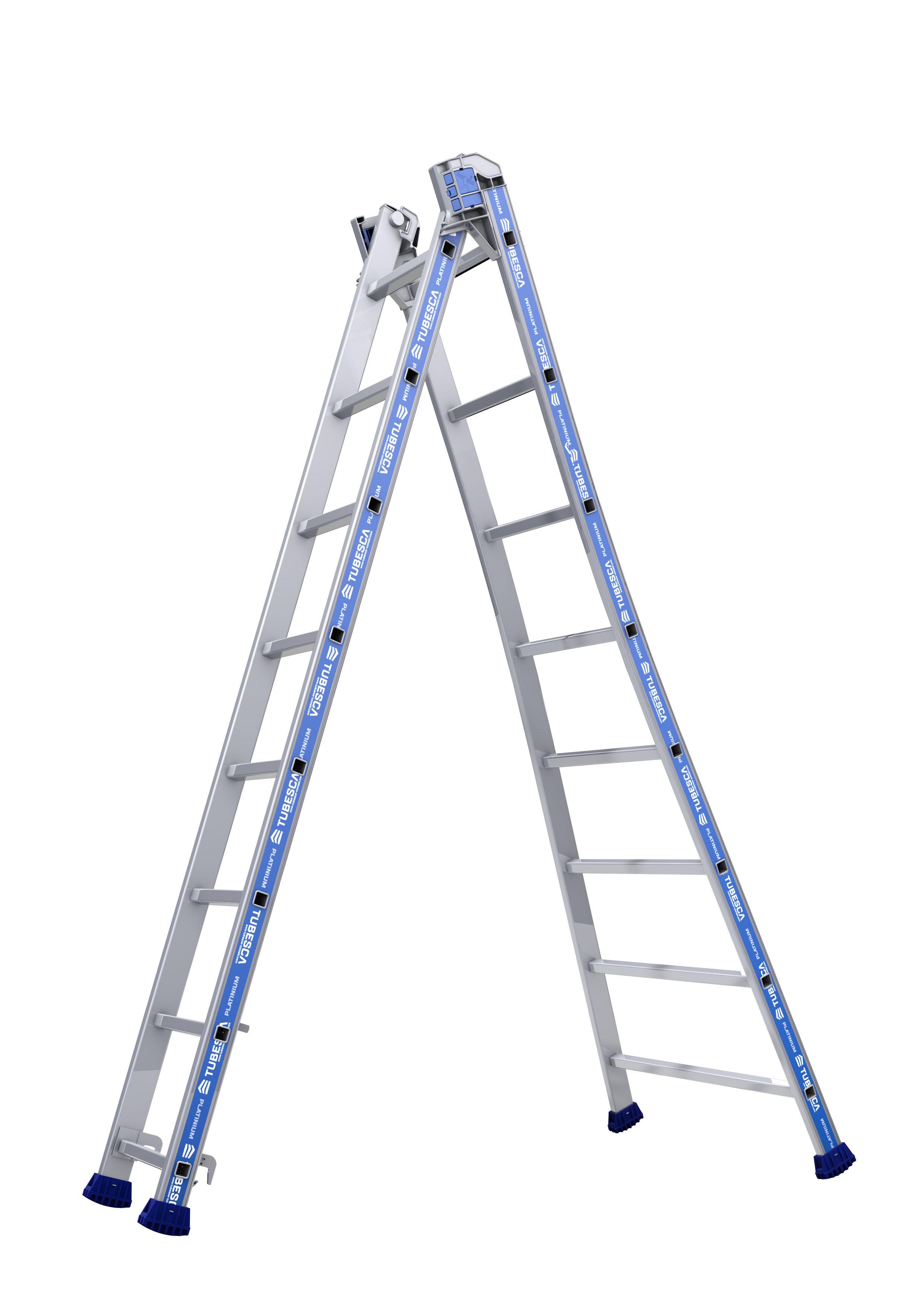 TUBESCA Aluminium Aluminium Ladder 2 4.04 m