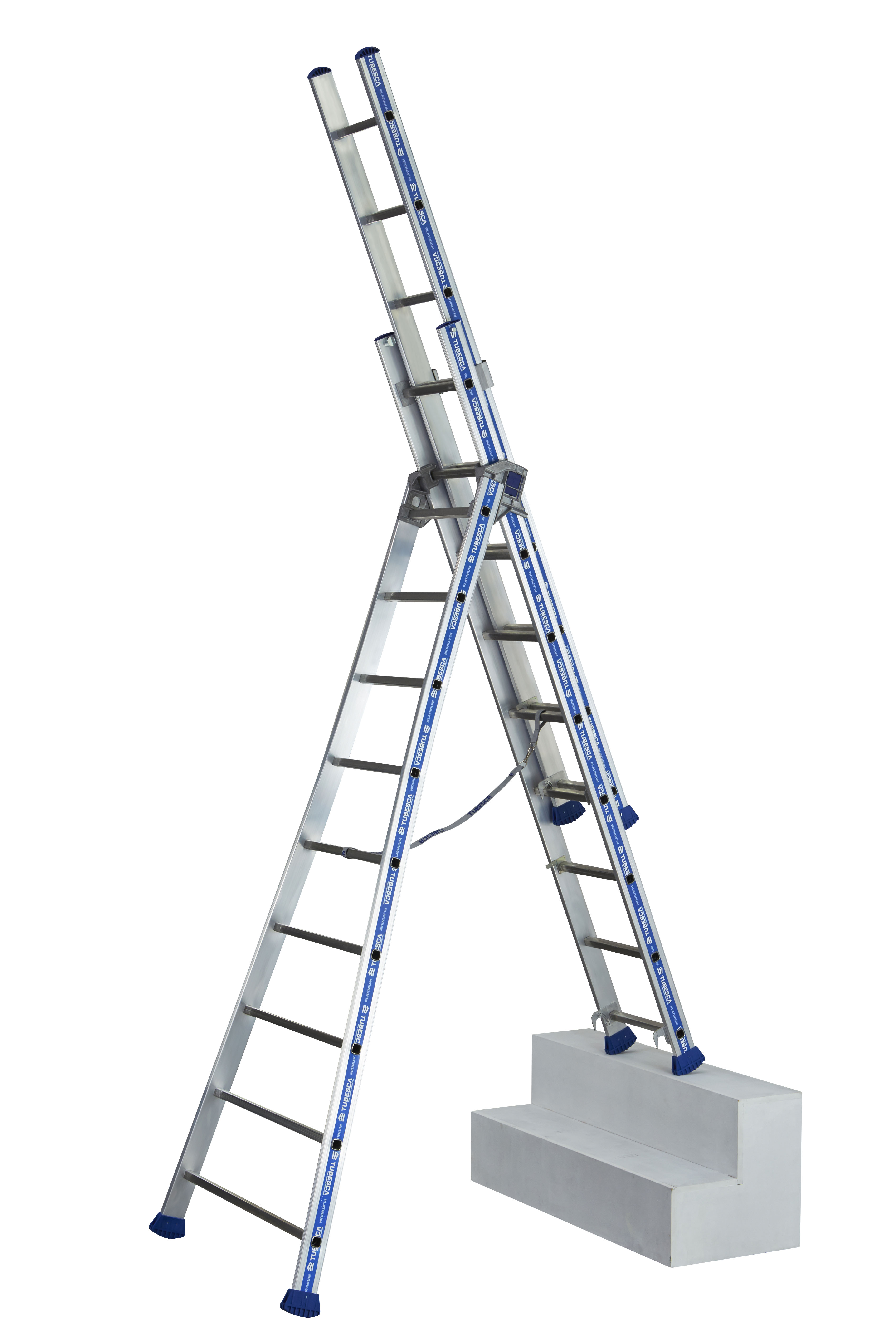 02443609 TUBESCA Aluminium Aluminium Ladder 3 6.01 m