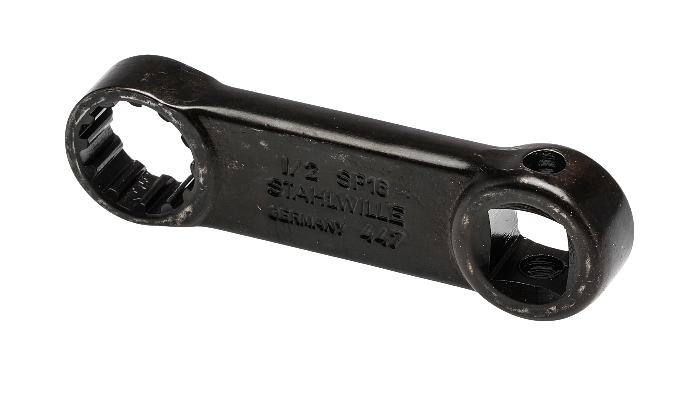 STAHLWILLE Square Spline Drive Adapter, 19 x 9.2 / 19 x 11 mm Insert, 50.8 mm, Gun Metal Finish