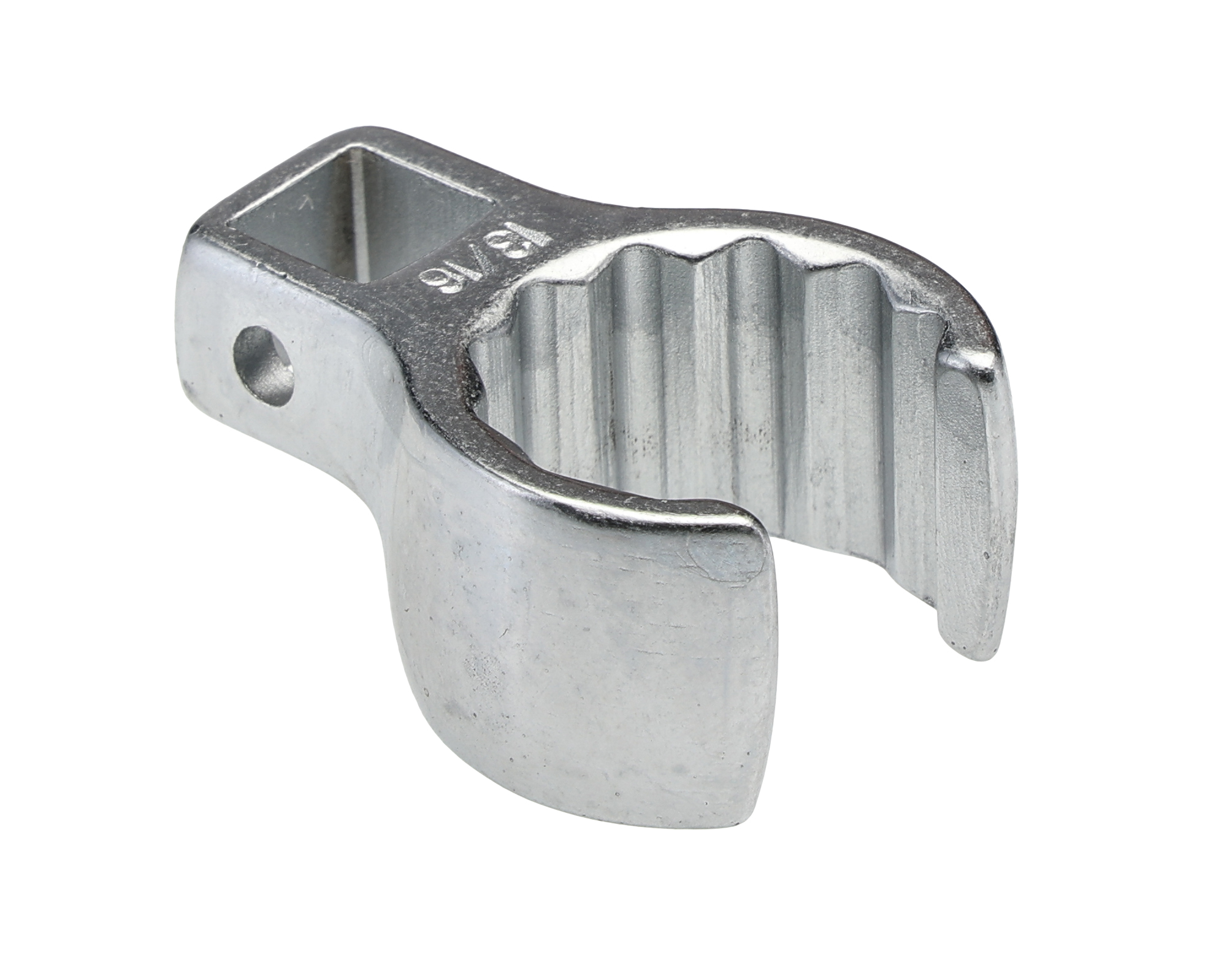 02490042 STAHLWILLE Crow Foot Spanner Head, 3/8 in Insert, 13/16 in, Chrome Finish