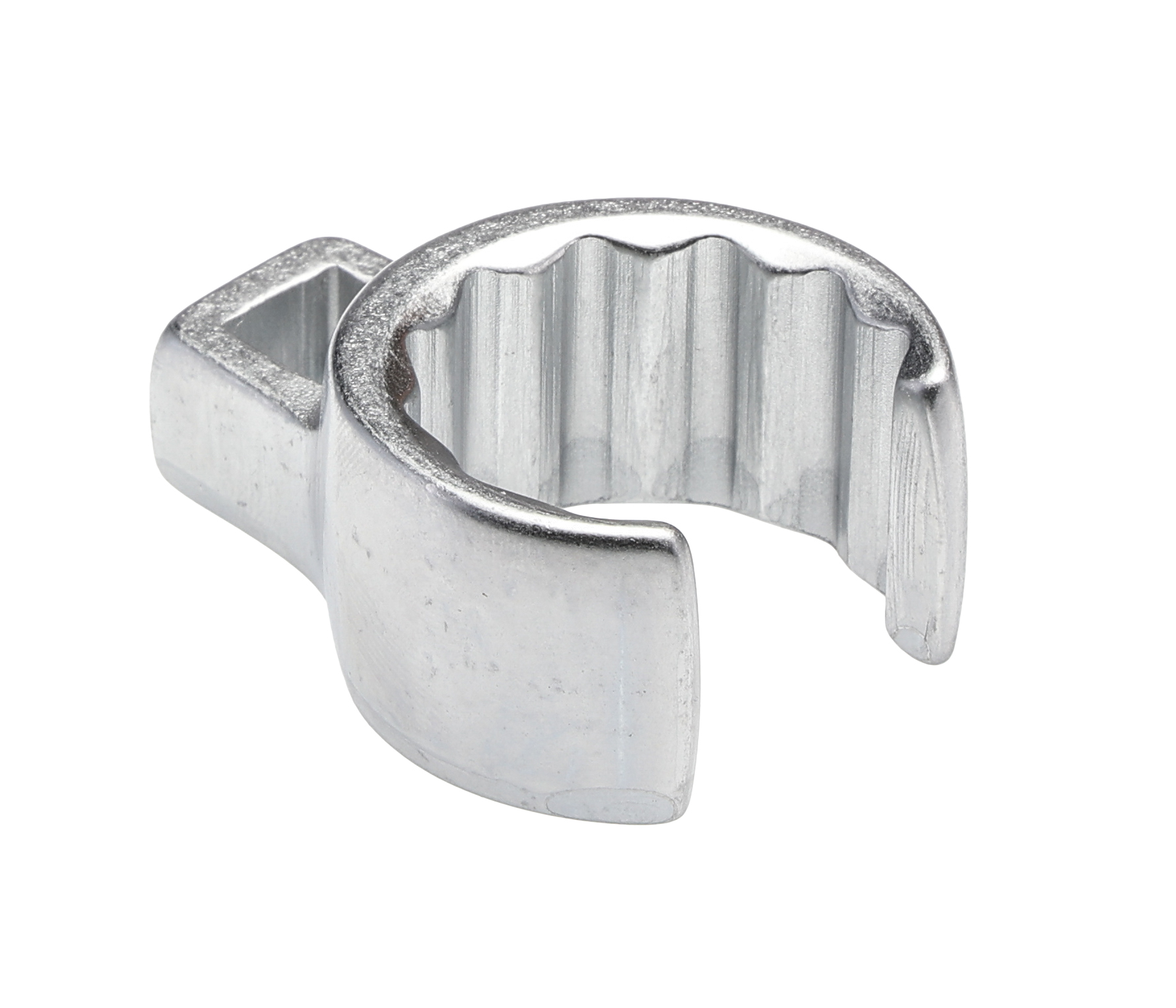 02490048 STAHLWILLE Crow Foot Spanner Head, 3/8 in Insert, 1 in, Chrome Finish