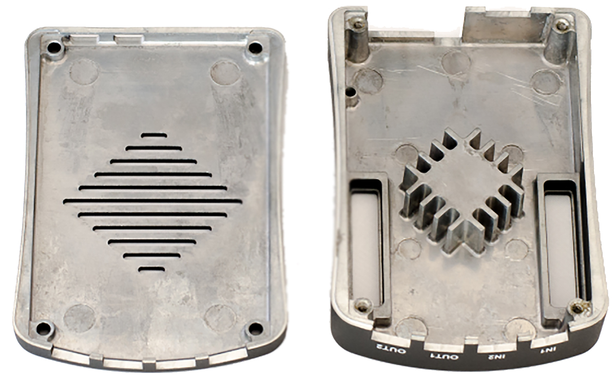 024 Red Pitaya Aluminium Case for Use with Red Pitaya STEMlab Kits, Height 12 mm, length 16 mm 16 mm