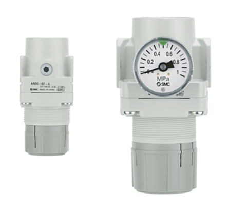 SMC M5 x 0.8 Pneumatic Regulator - 0.05MPa to 0.85MPa, M5, 1MPa max. input