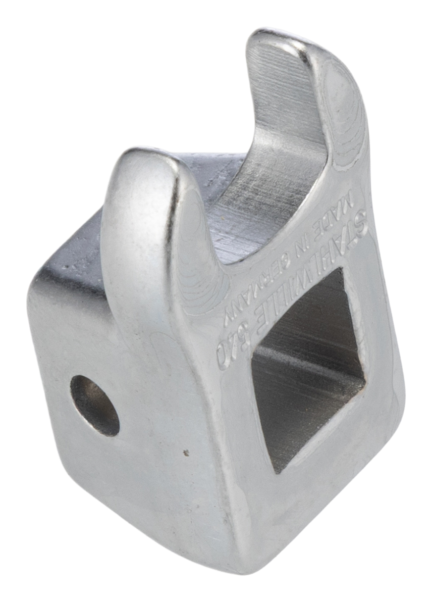 02500028 STAHLWILLE Crow Foot Spanner Head, 1/8 in Insert, 7/16 in, Chrome Finish