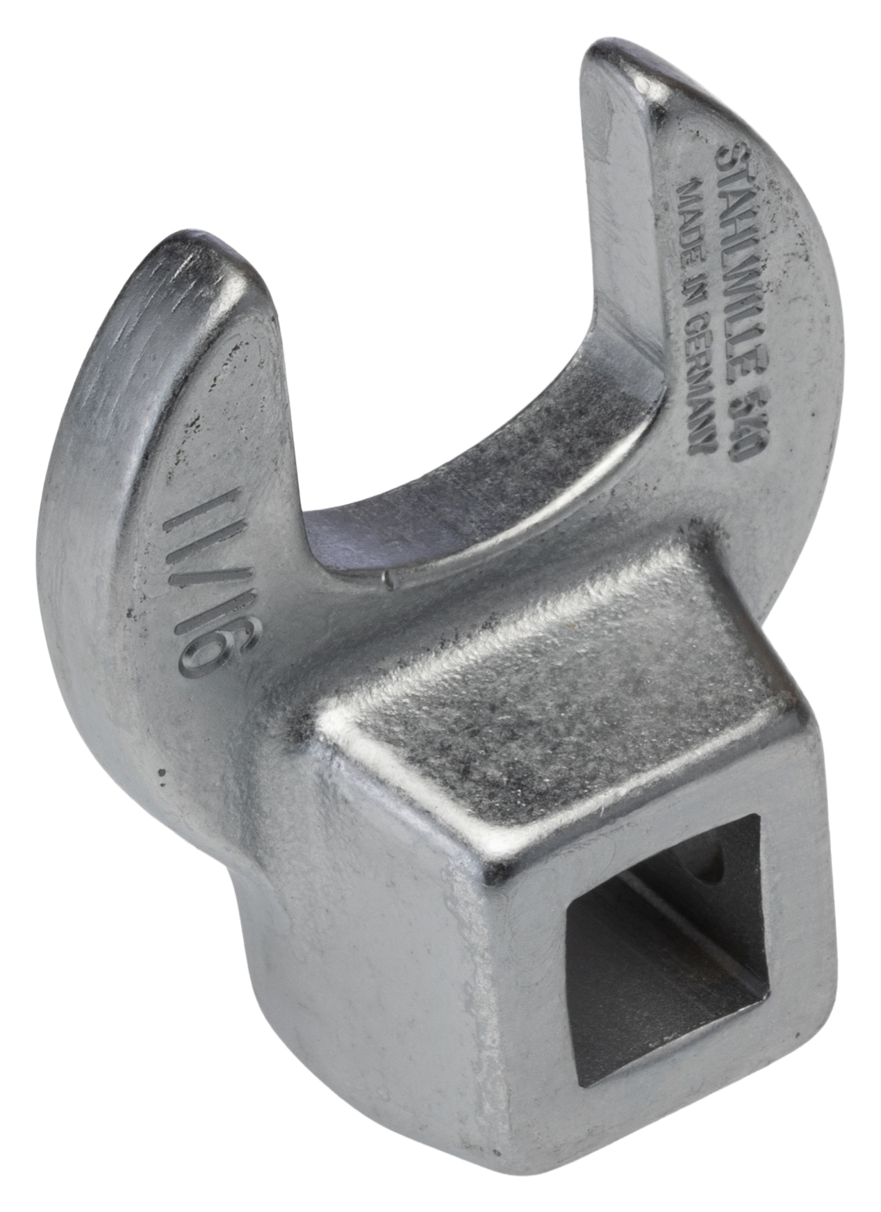 02500038 STAHLWILLE Crow Foot Crowfoot Wrench, 3/8 in Insert, 11/16 in, Chrome Finish