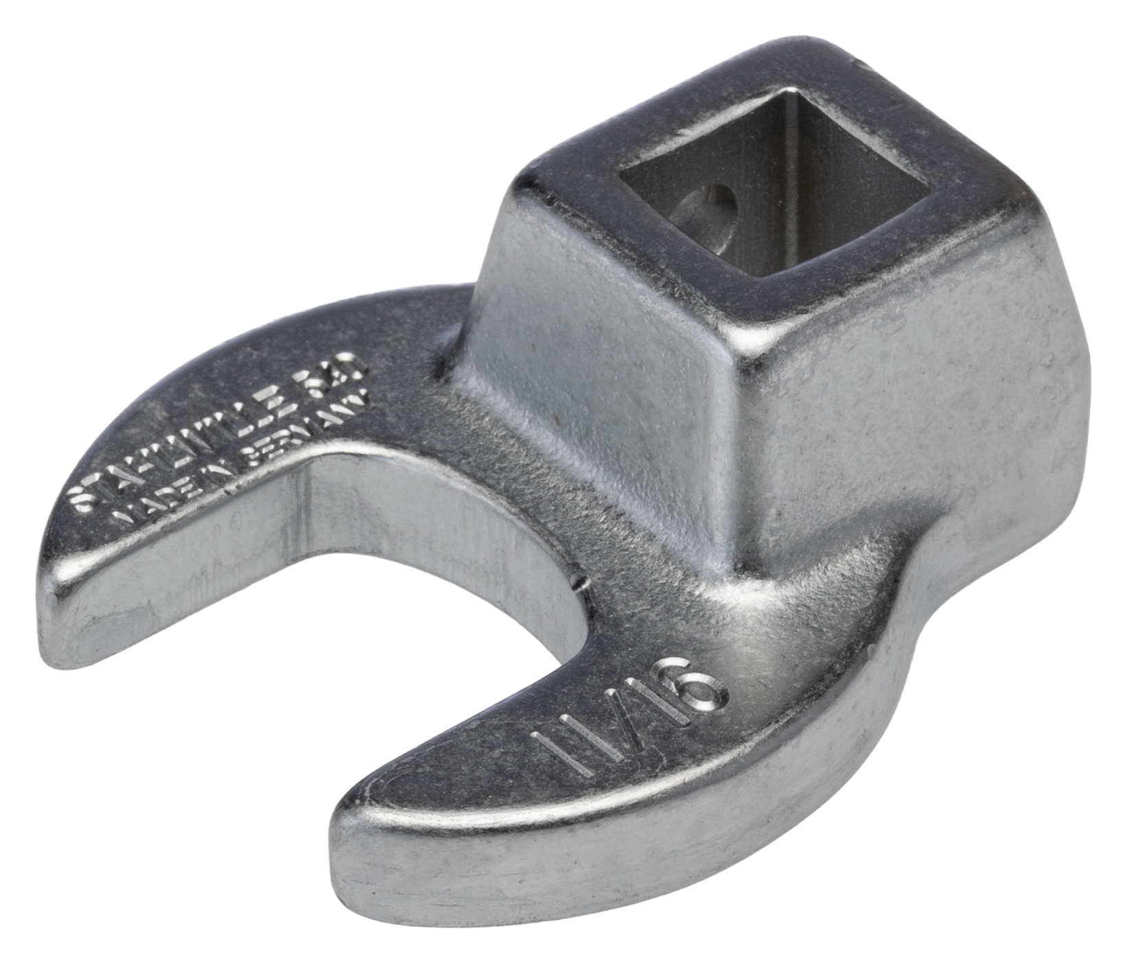 STAHLWILLE Crow Foot Crowfoot Wrench, 3/8 in Insert, 11/16 in, Chrome Finish