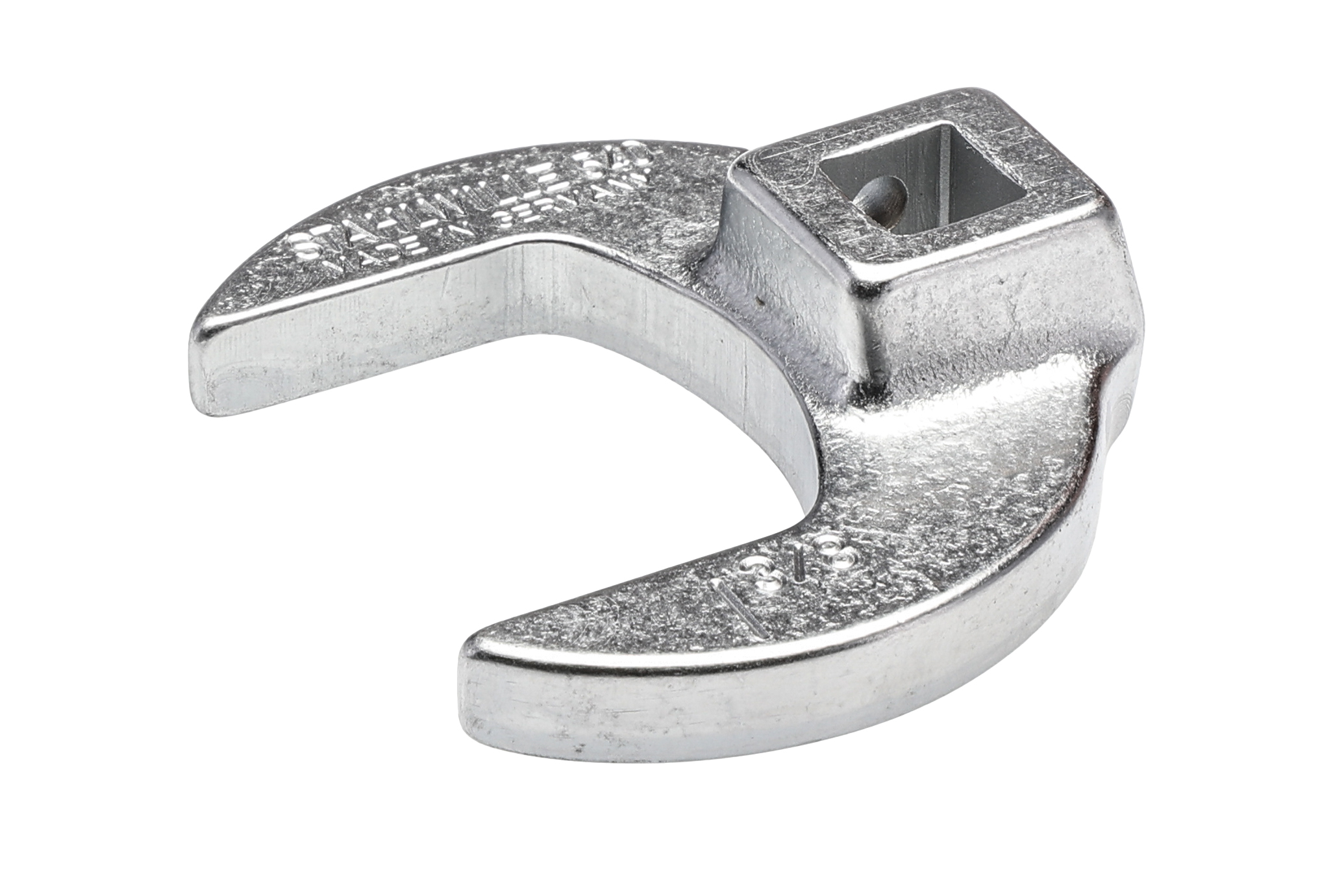02500060 STAHLWILLE Crow Foot Crowfoot Wrench, 1-3/8 in Insert, L 55 mm, Chrome Finish