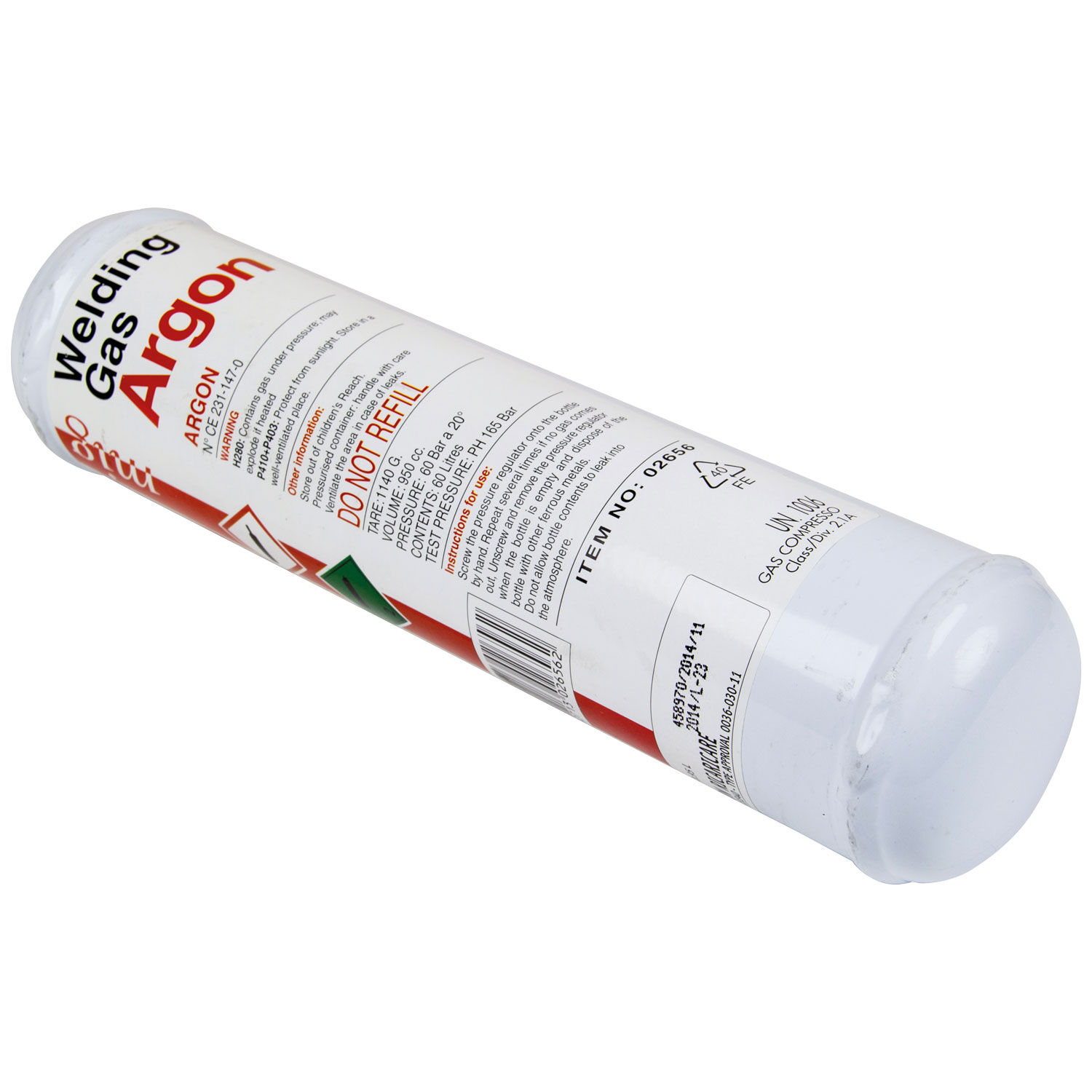 SIP Argon Disposable Bottle for MIG Welding Process Welding Accessory
