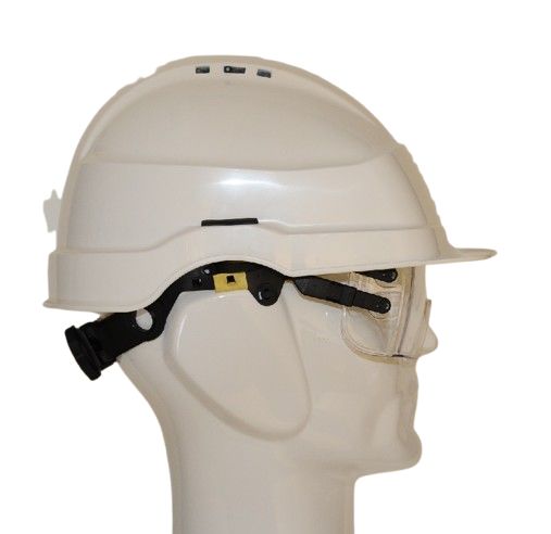 0271c AUBOUEIX IRIS 2 White Helmet & Hard Hat Ventilated Adjustable