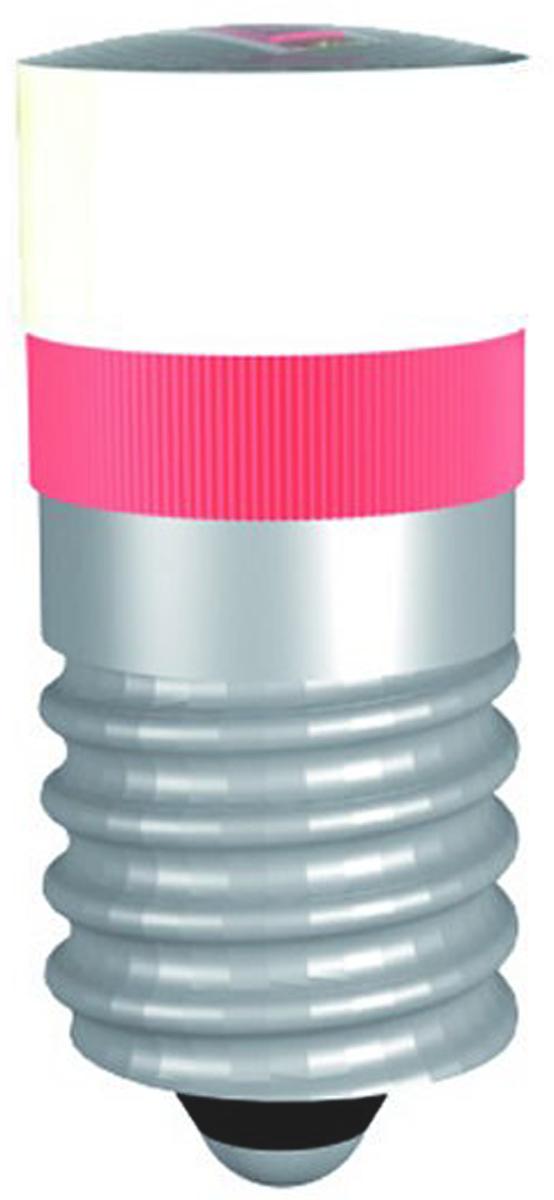 Signal Construct Blue LED Indicator Lamp, 24V ac/dc, E10 Base, 9.7mm Diameter, 250mcd