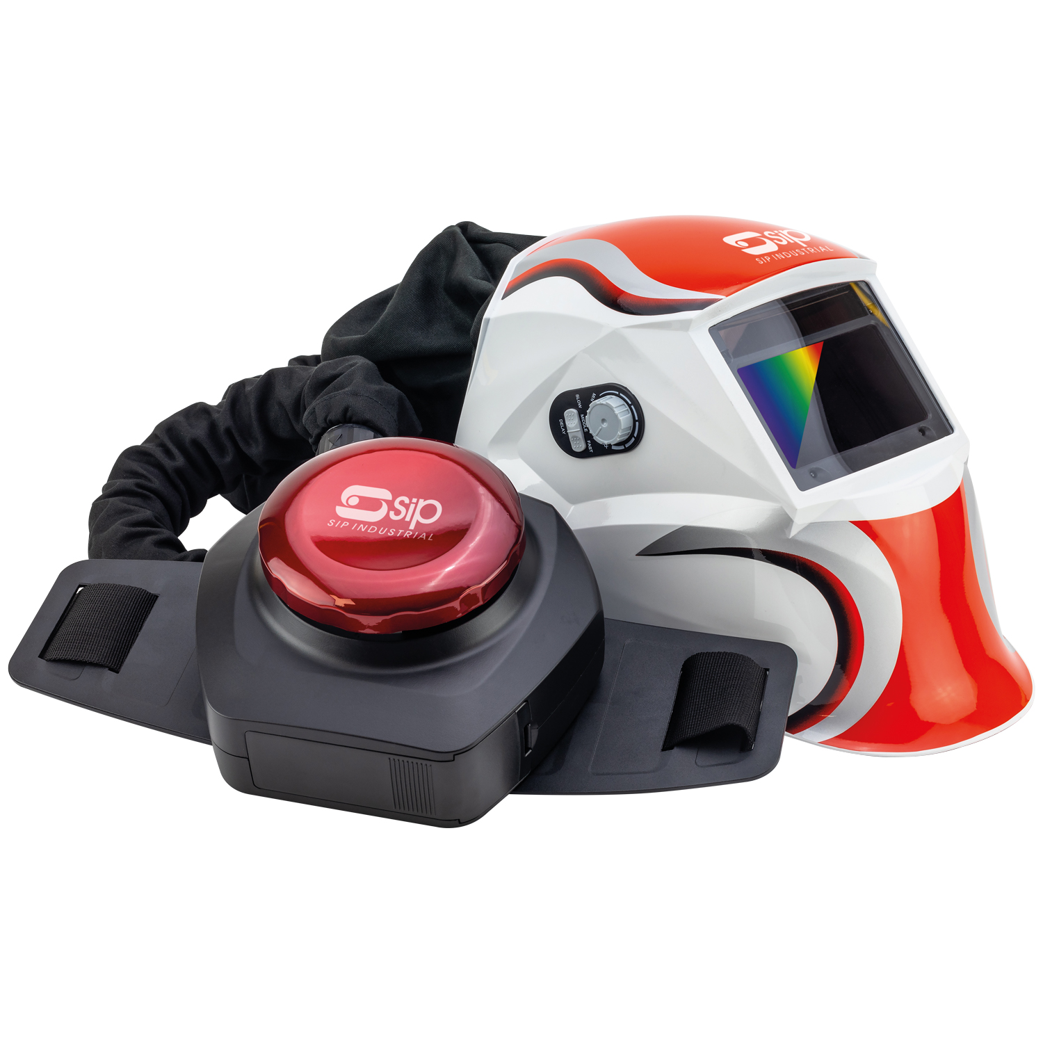 02815 SIP PAPR WR2000 Helmet, Shade 9 to 13 Adjustable Headband