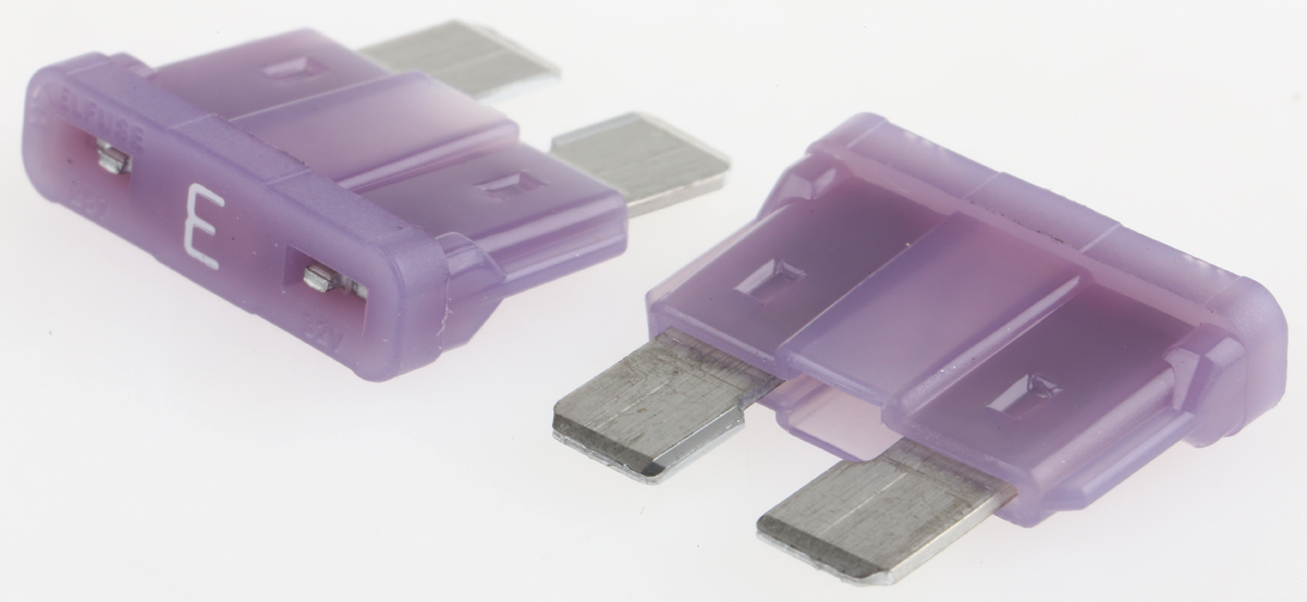 Littelfuse 3A Purple Car Fuse, 32V dc