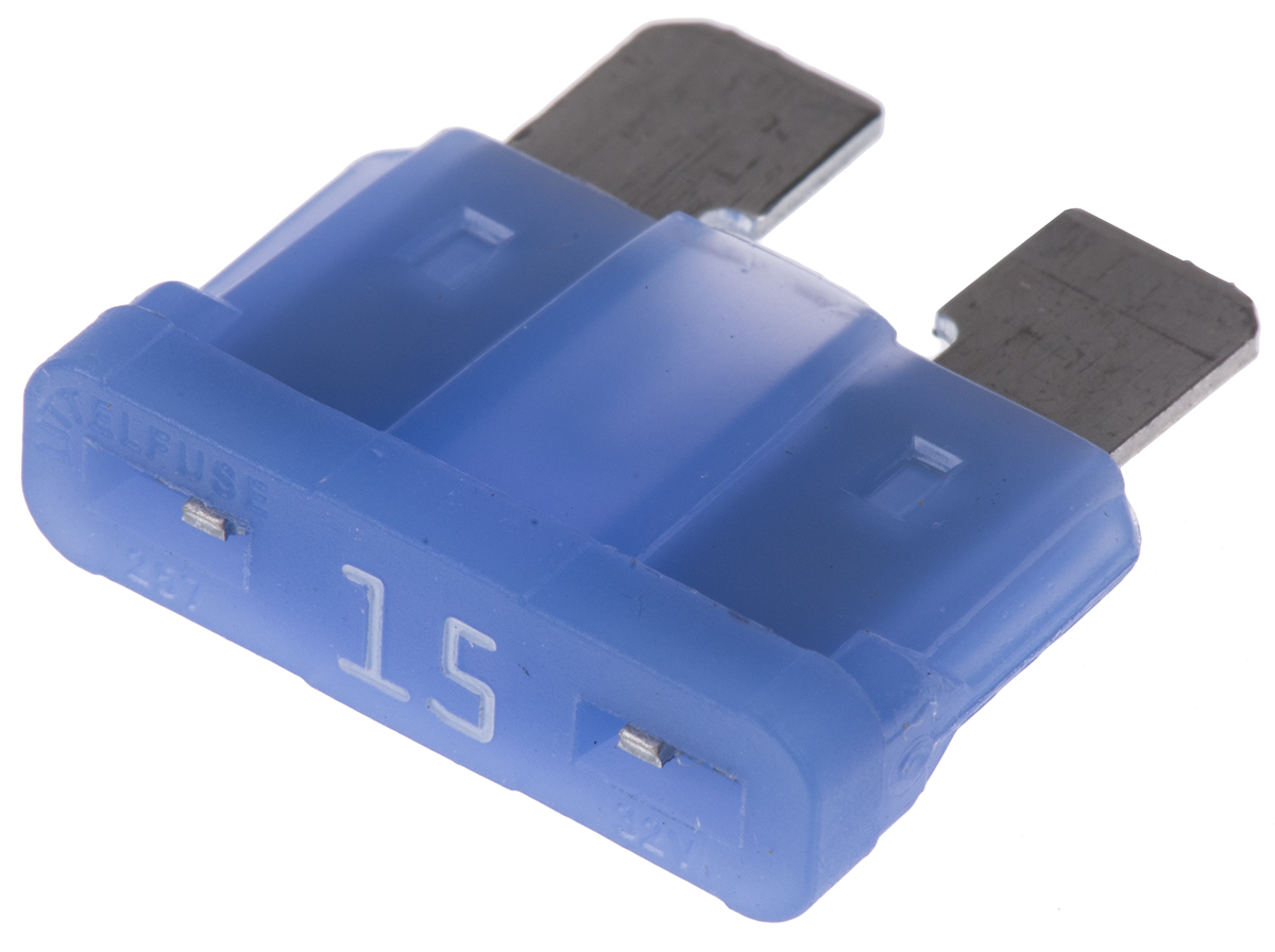 Littelfuse 15A Blue Car Fuse, 32V dc