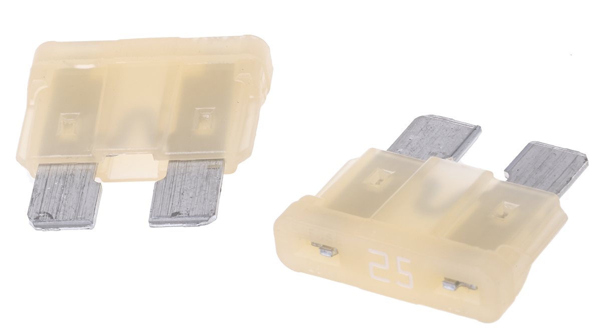 Littelfuse 25A White Car Fuse, 32V dc