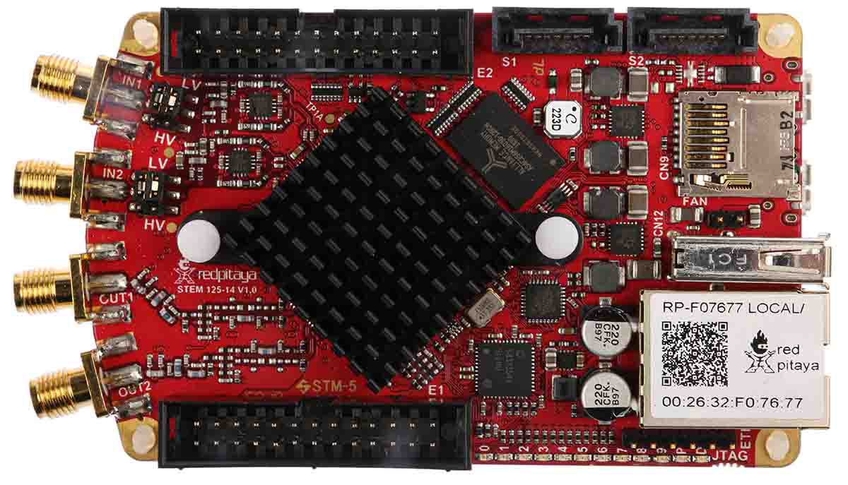 Red Pitaya STEMlab Series, 40 MHz PC Based Oscilloscope 2-Channel