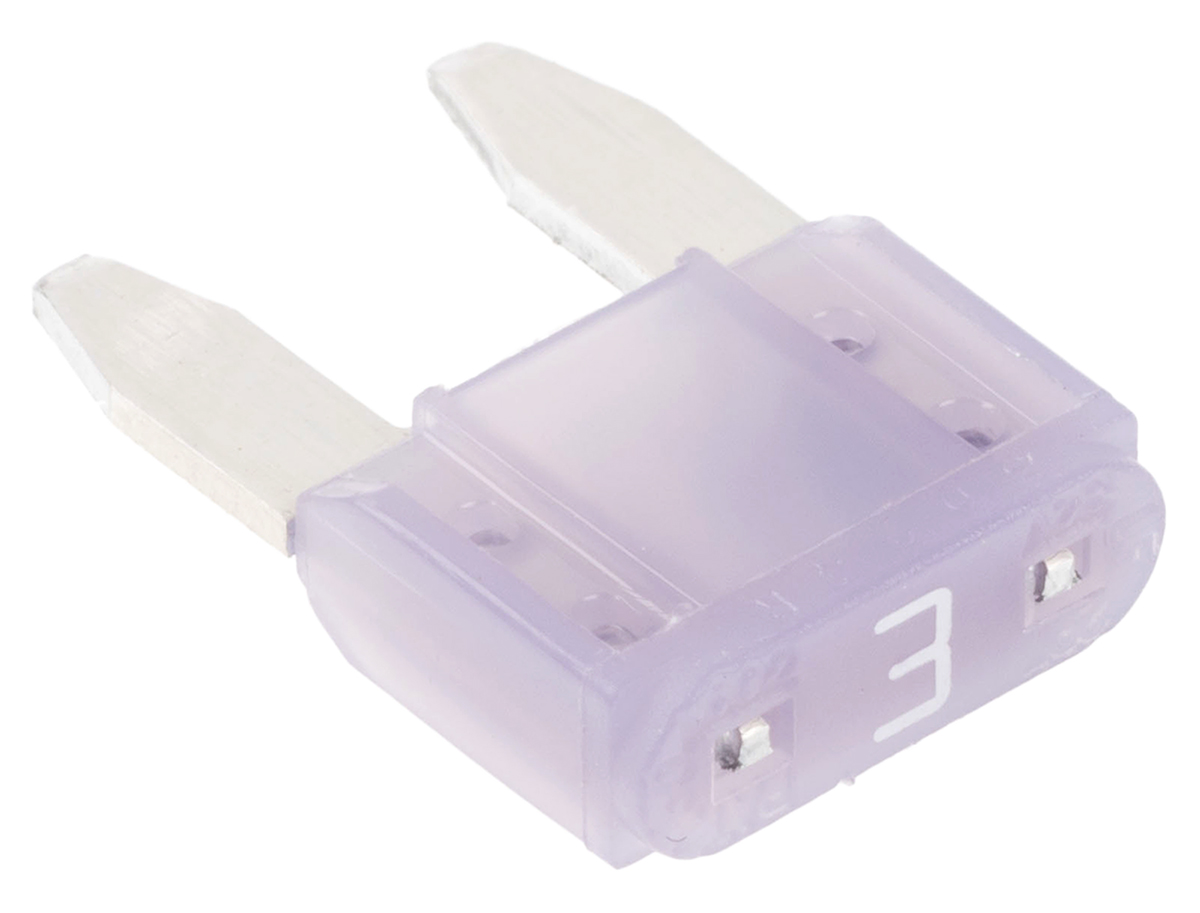 Littelfuse 3A Purple Car Fuse, 32V dc