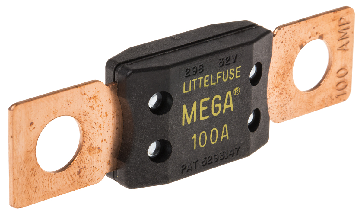 Littelfuse 100A Yellow Car Fuse, 32V dc
