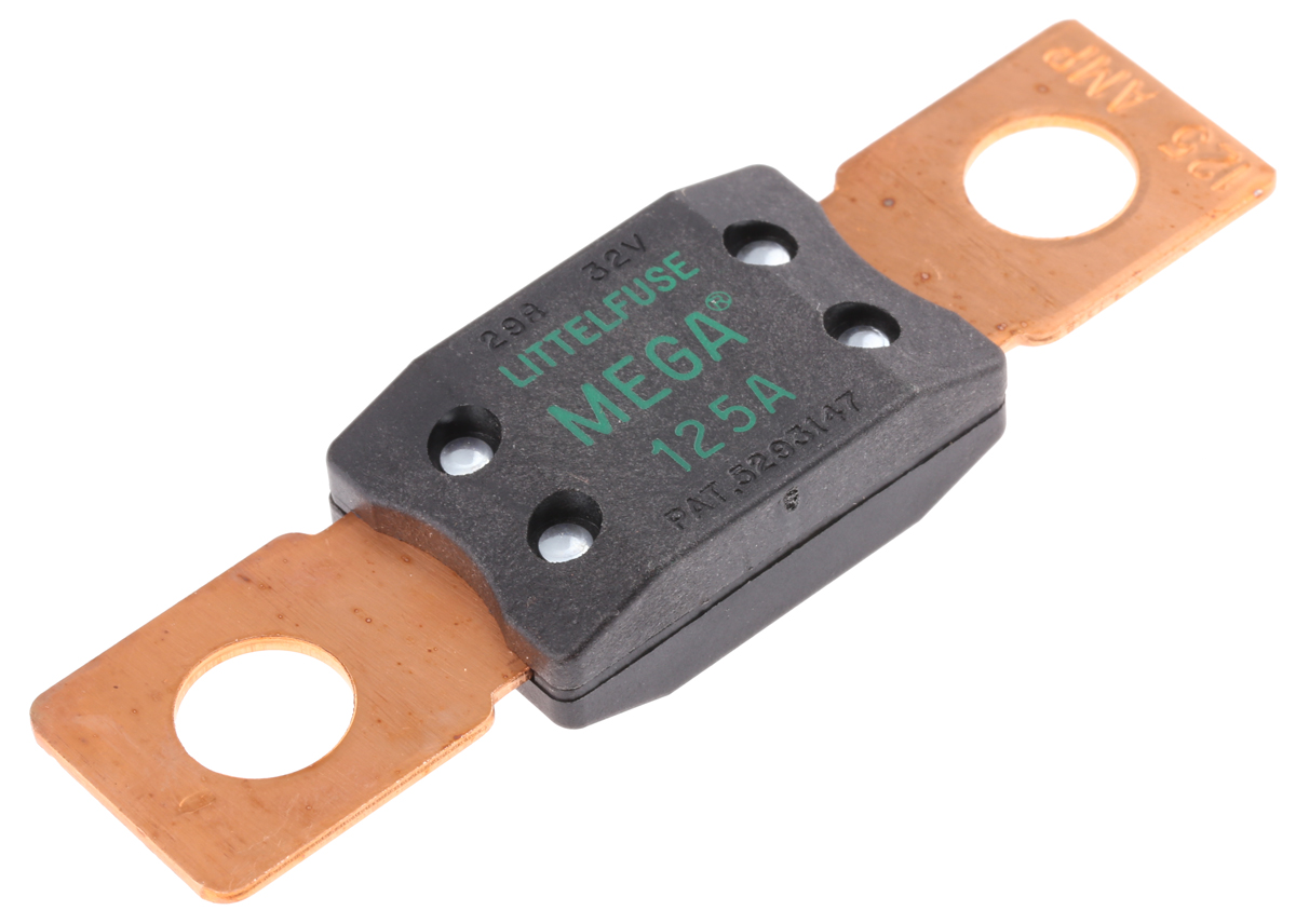 Littelfuse 125A Green Car Fuse, 32V dc