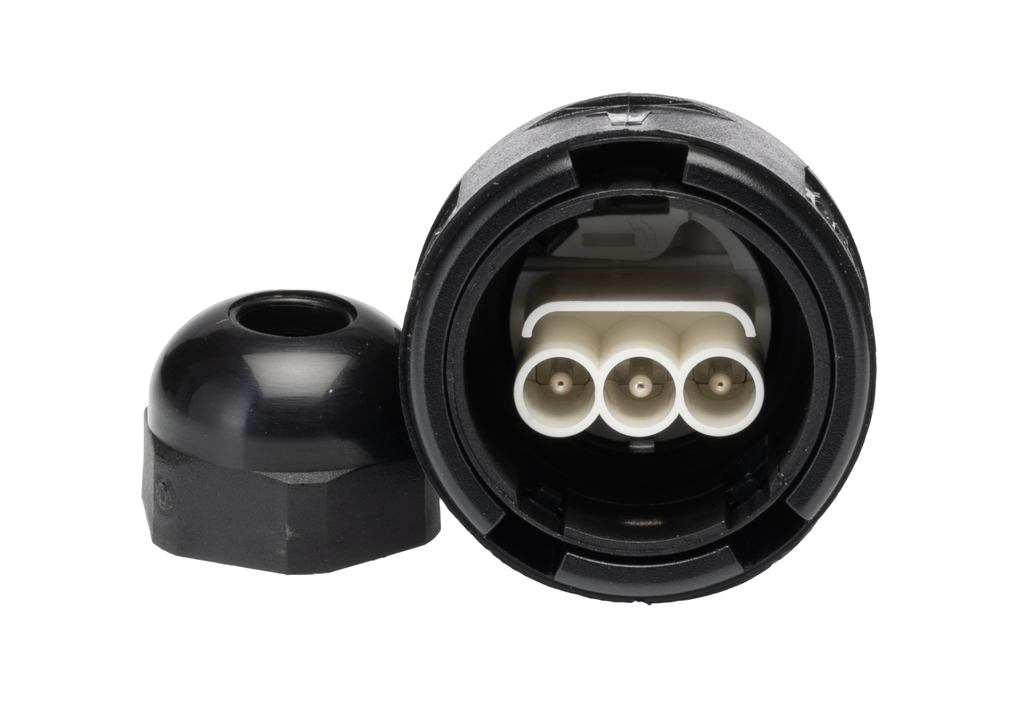 185-1a1011-s0301 ABB 3 Pole IP68 Rating Cable Mount Male Mains Inline Connector Rated At 16A