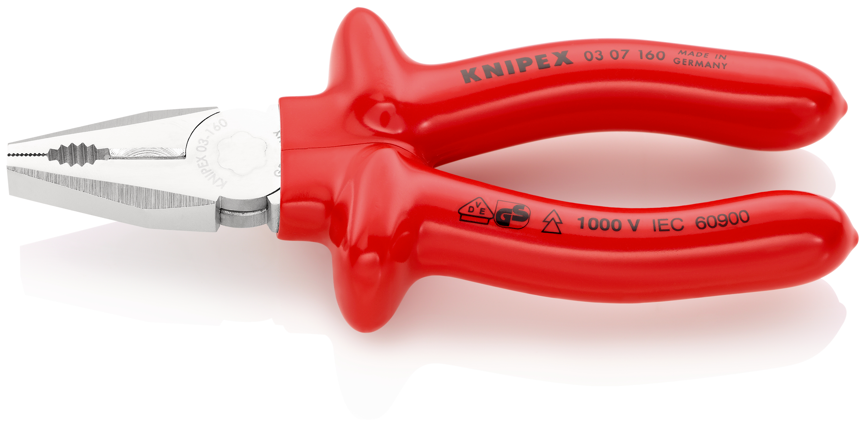 Knipex 1-Piece Combination Plier, 160 mm Overall VDE/1000V Approved