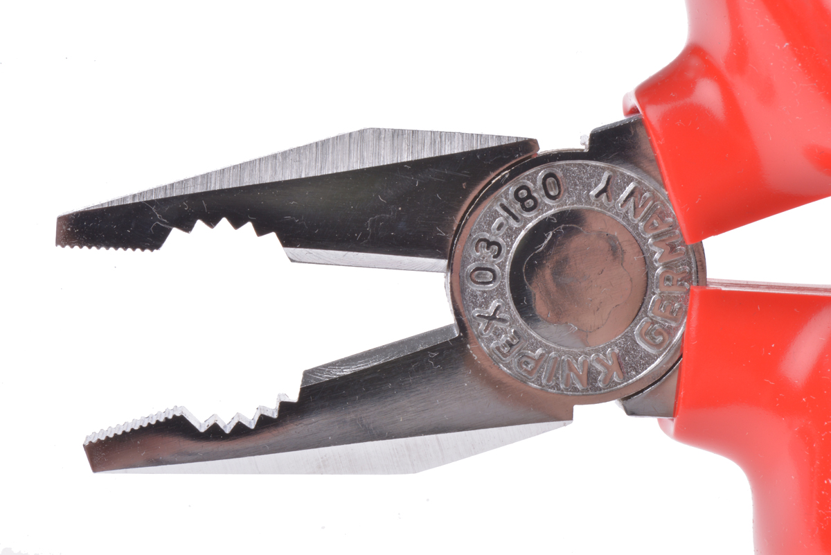 03-07-180 Knipex 1-Piece Combination Plier, 180 mm Overall VDE/1000V Approved